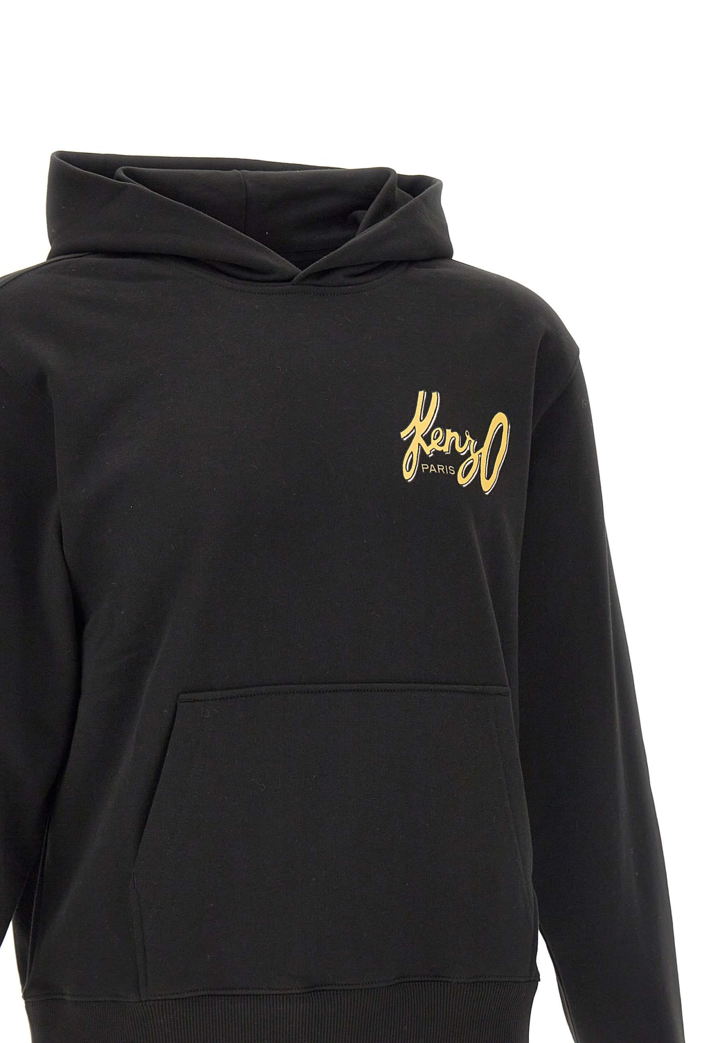 Archive Logo Cotton Sweatshirt In Black