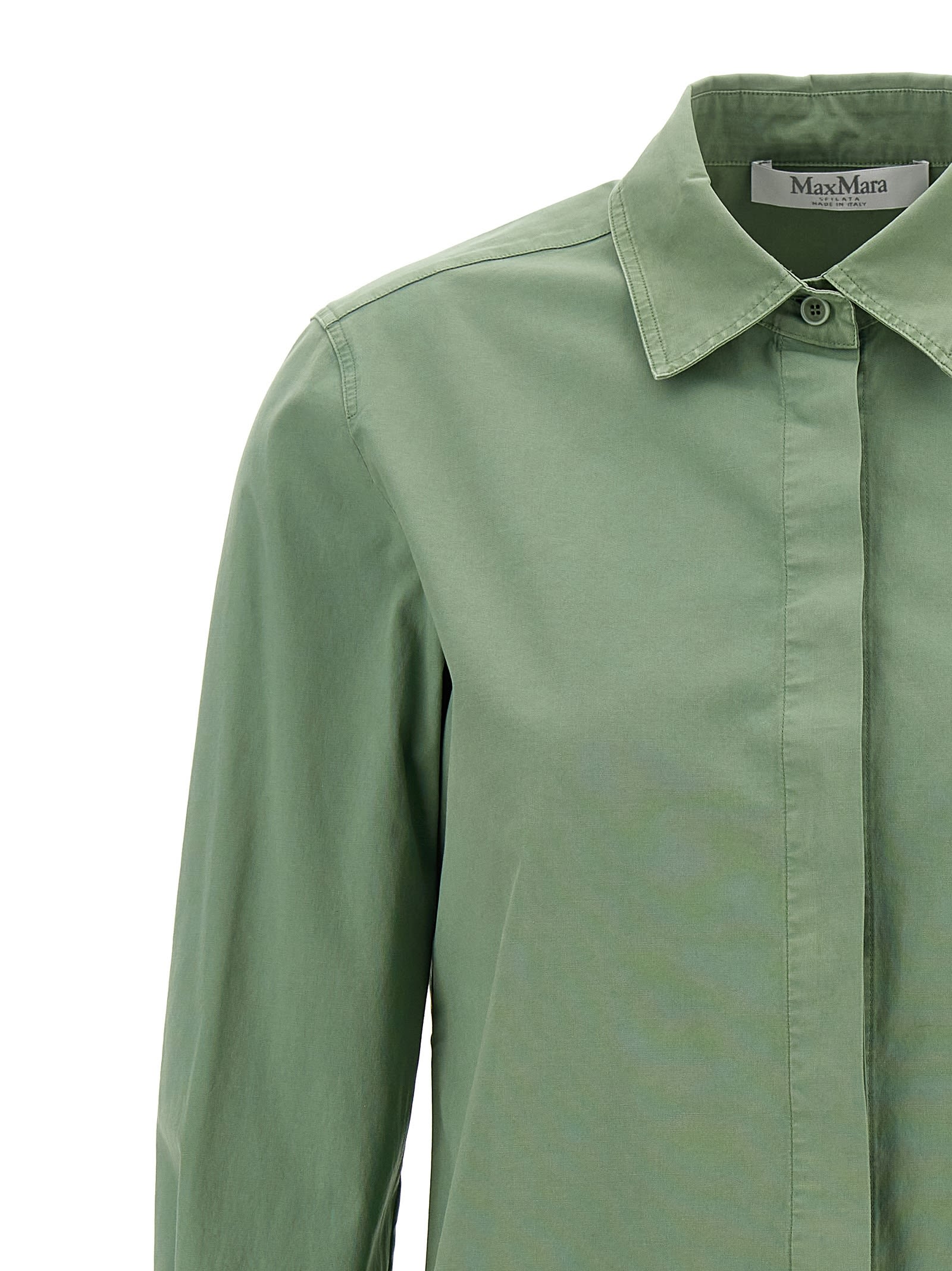 Shop Max Mara Francia Shirt In Green