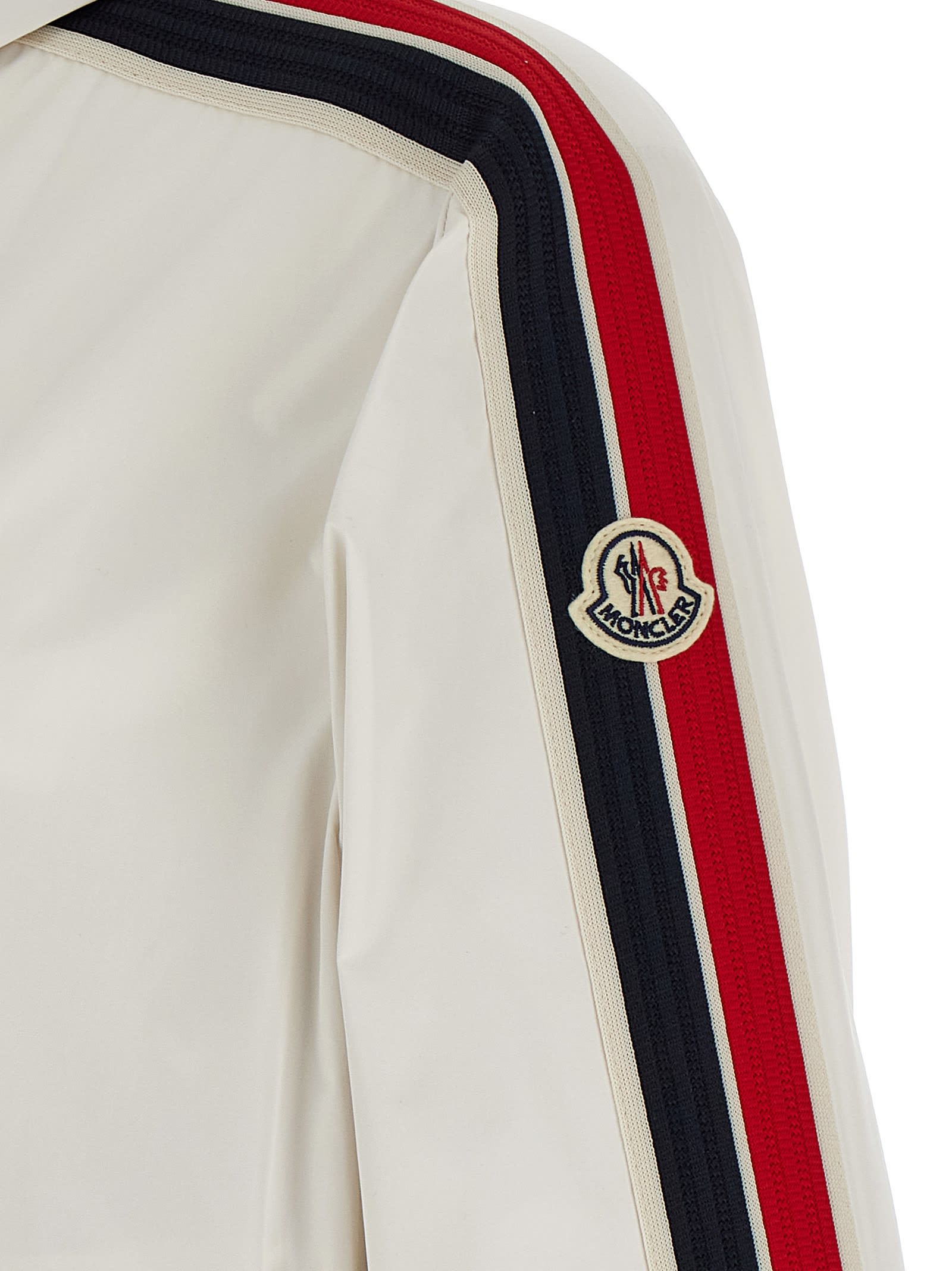 Moncler 'olan' Hooded Jacket In Neutral