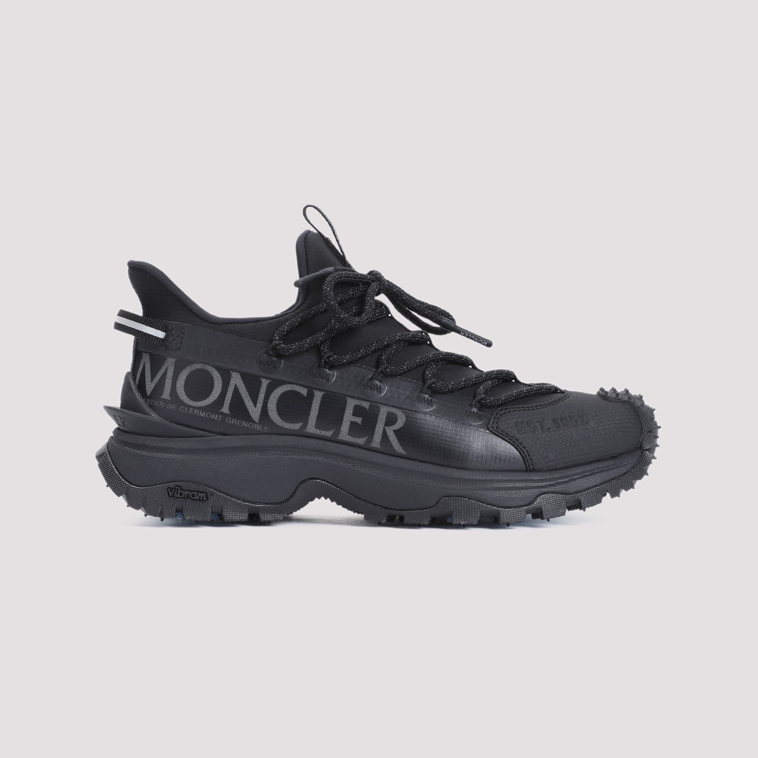 Shop Moncler Two-tone Tech Fabric Trailgrip Lite 2 Sneakers In Pink