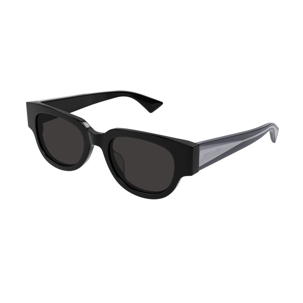 Shop Bottega Veneta Bv1278sa Tri-fold-line New Classic 001 Sunglasses In Nero