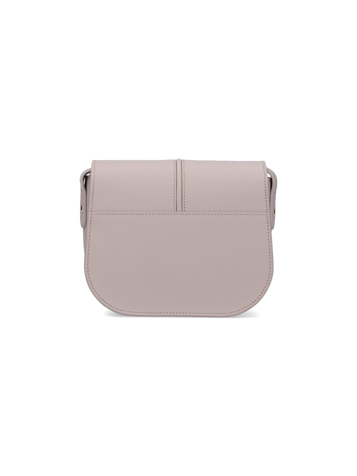 Apc Betty Leather Shoulder Bag In Grey