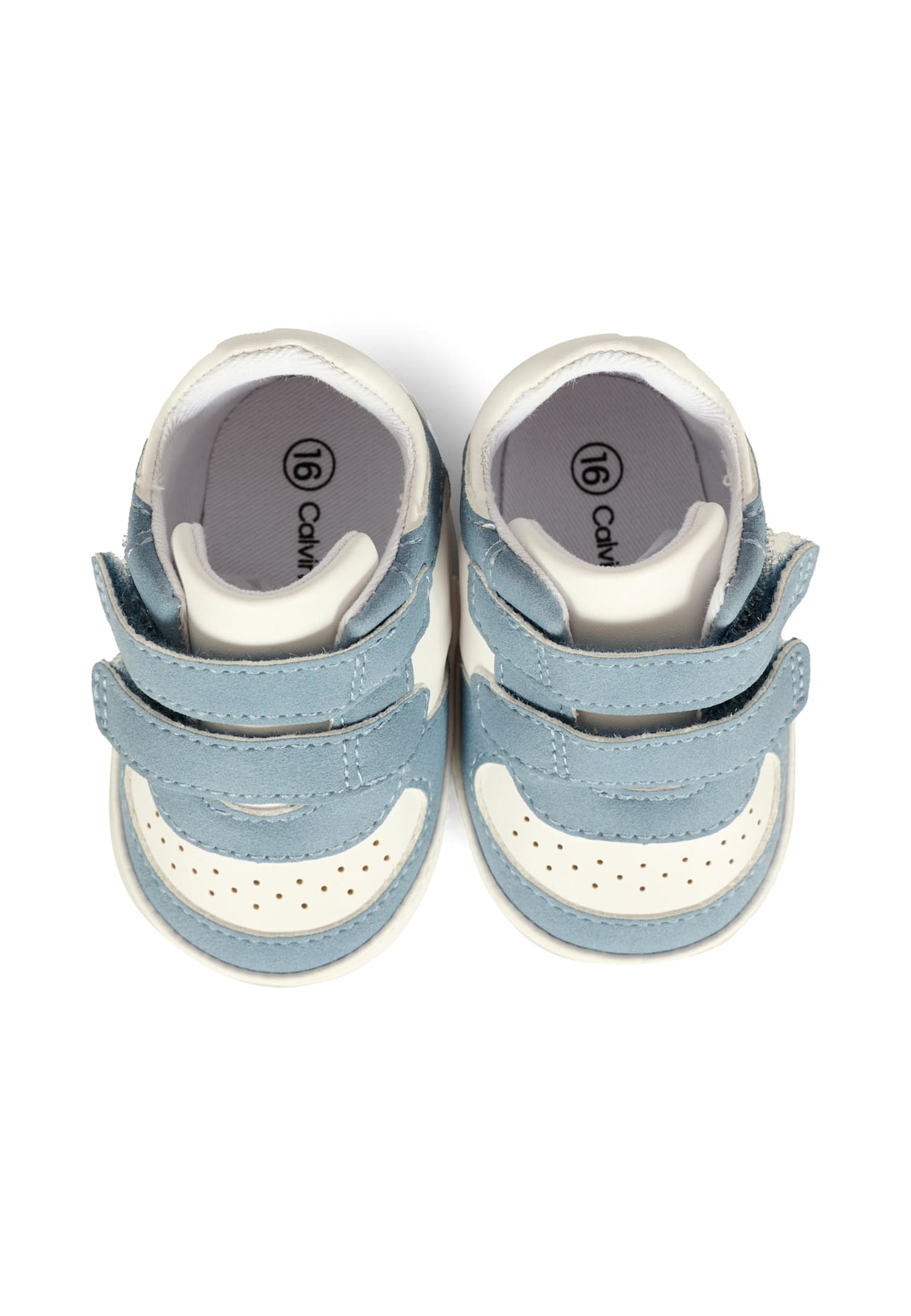 Calvin Klein Blue Sneakers For Baby Boy With Logo In Blue