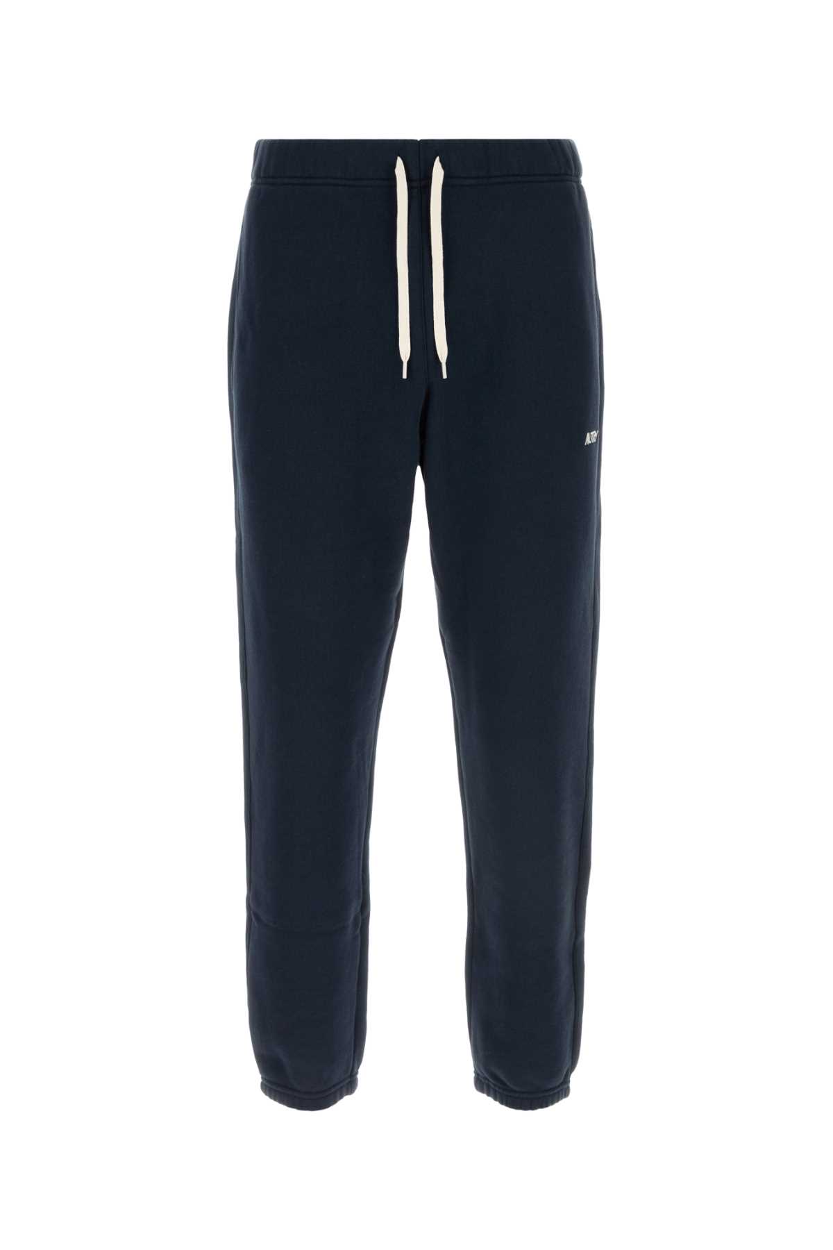 Autry Dark Blue Cotton Joggers Autry Dark Blue Cotton Joggers