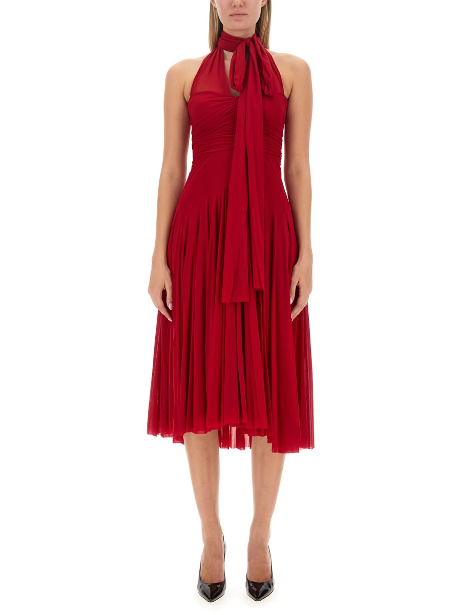 Shop Philosophy Di Lorenzo Serafini Tulle Dress In Red