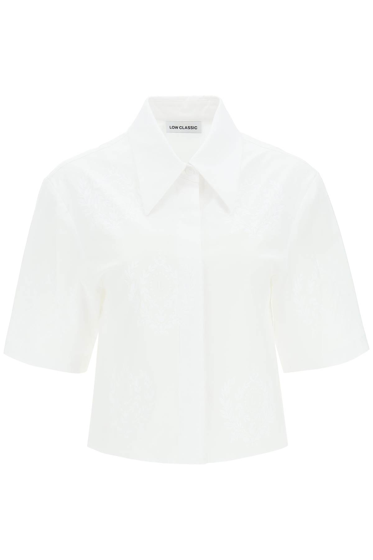 Low Classic Poplin Shirt With All-over Logo