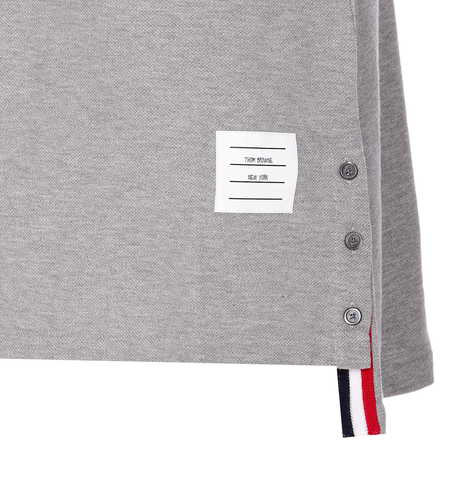 Thom Browne A-line Short Dress In Gray