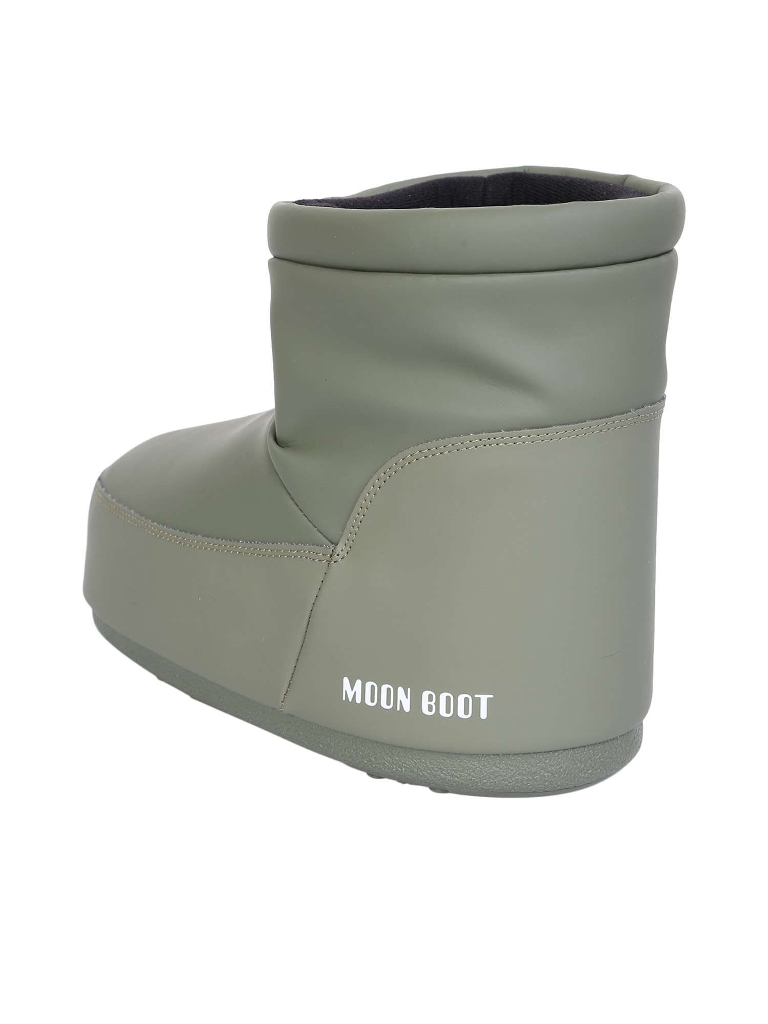 Shop Moon Boot Green Icon Low Ankle Boots
