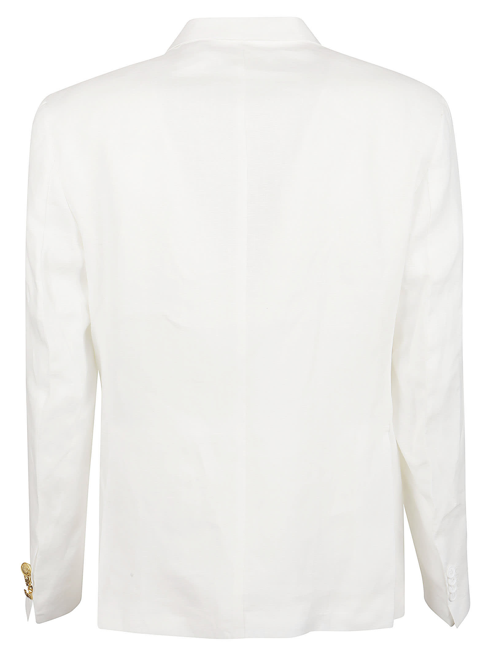 Shop Family First Milano Double Breast Blazer In White