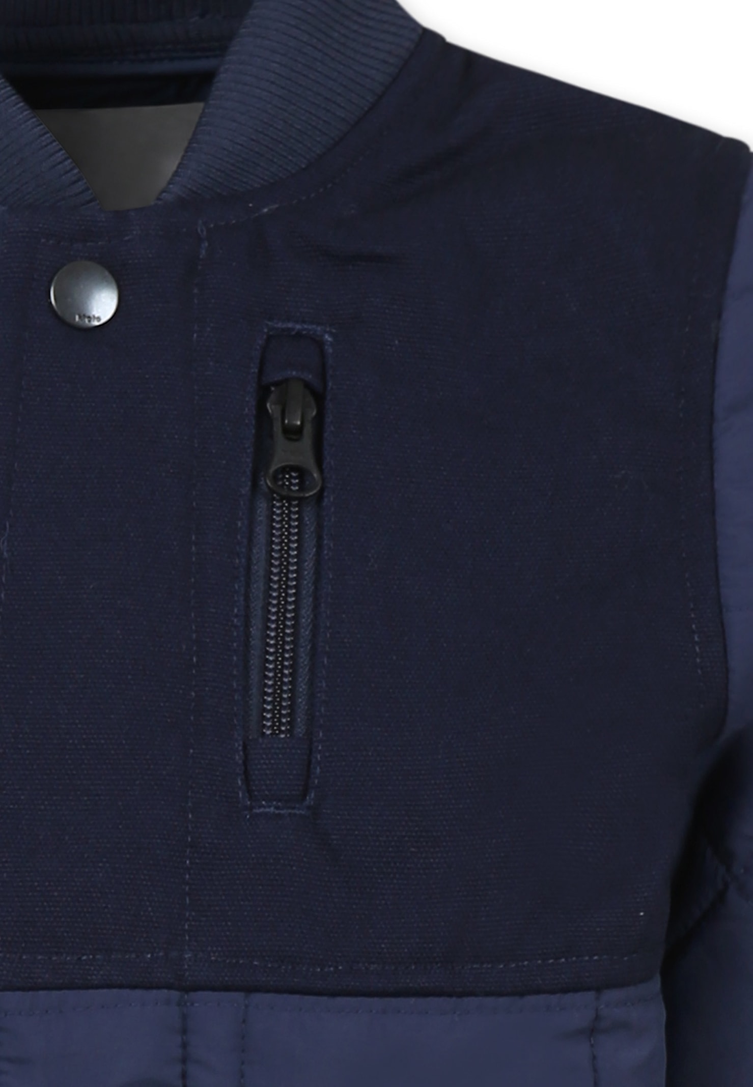 Molo Blue Down Jacket For Boy In Blue