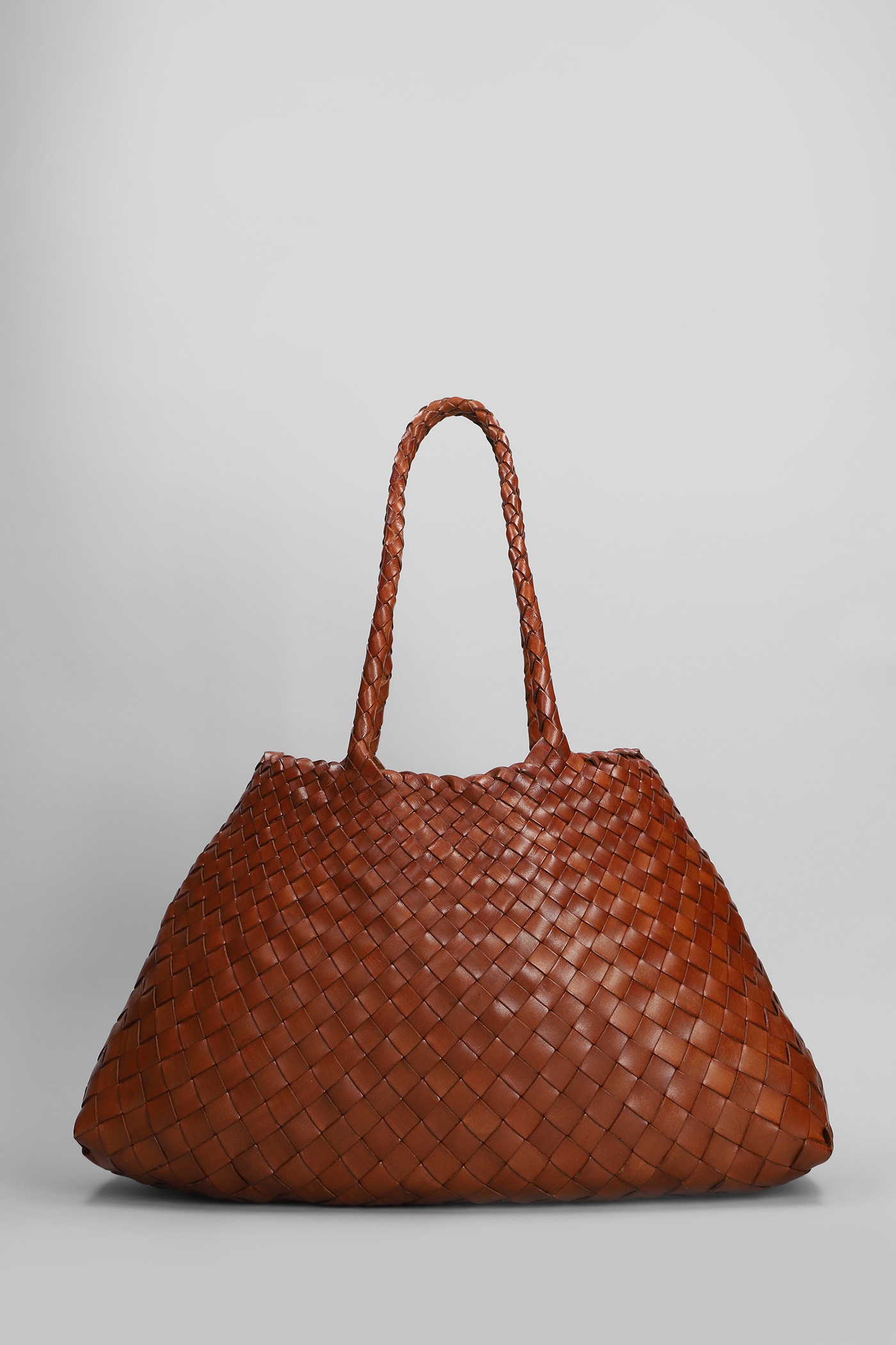 Santa Croce Big Tote In Leather Color Leather