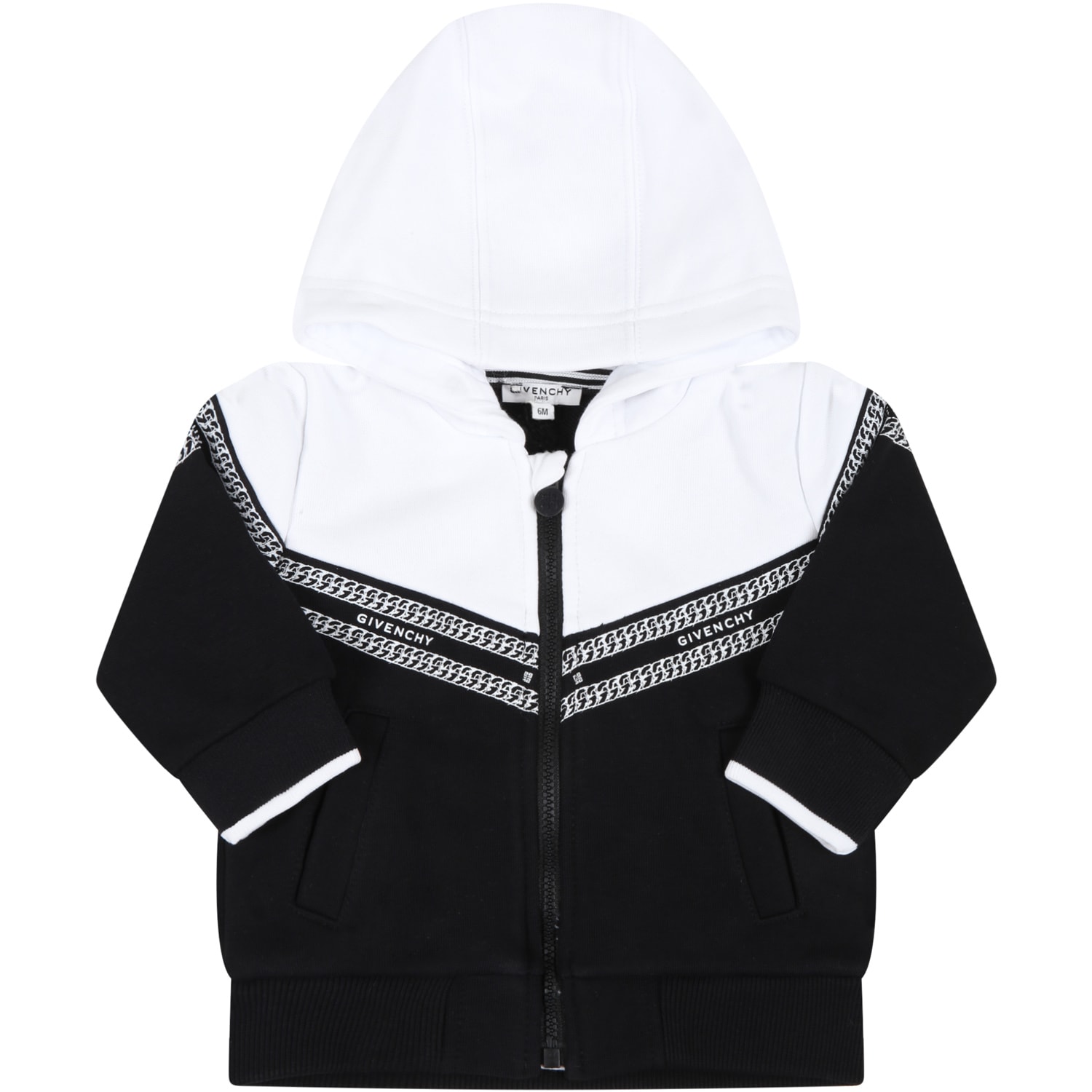 Givenchy Multicolor Sweatshirt For Baby Kids With Chains