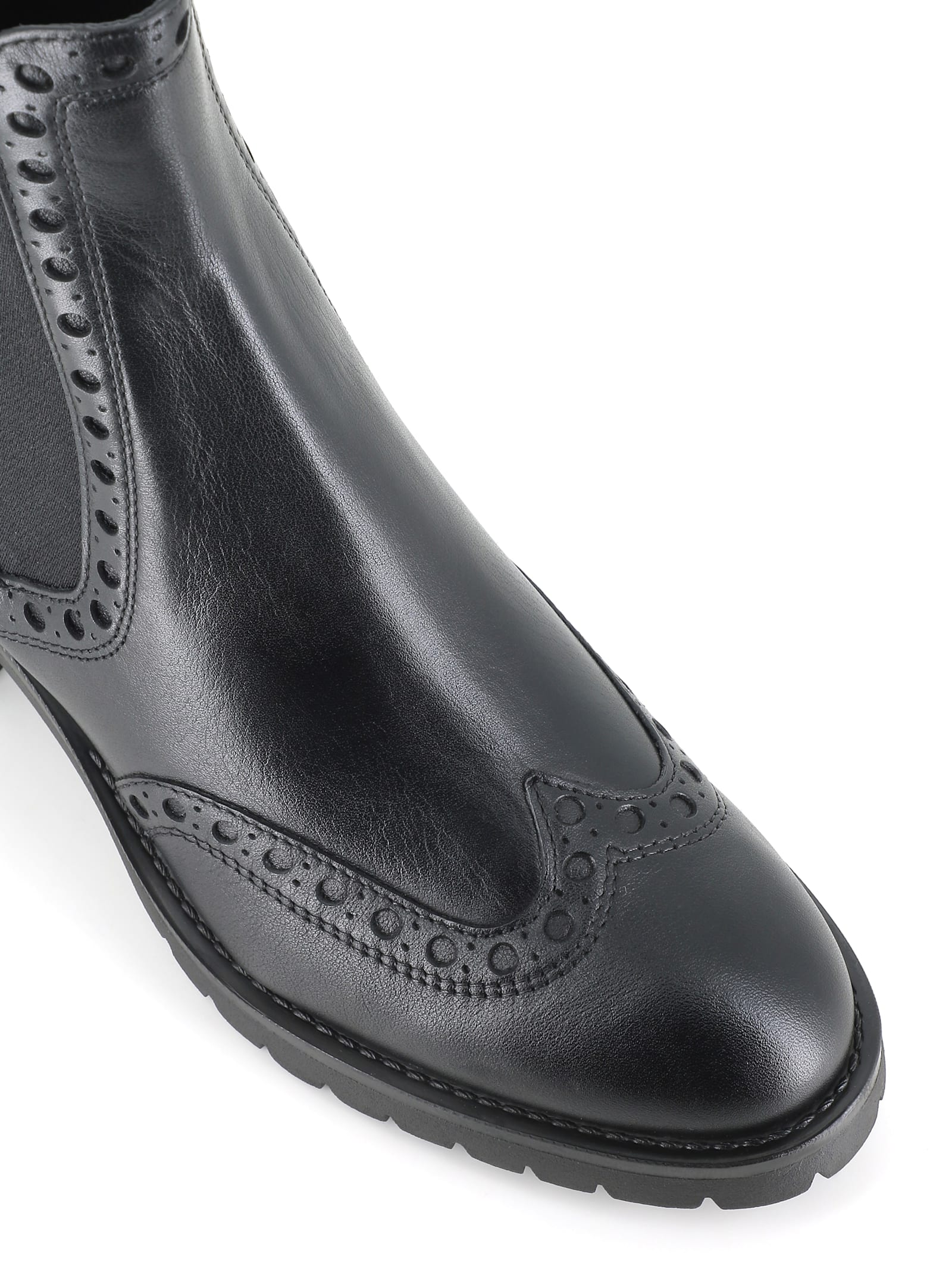 Shop Santoni Chelsea In Black