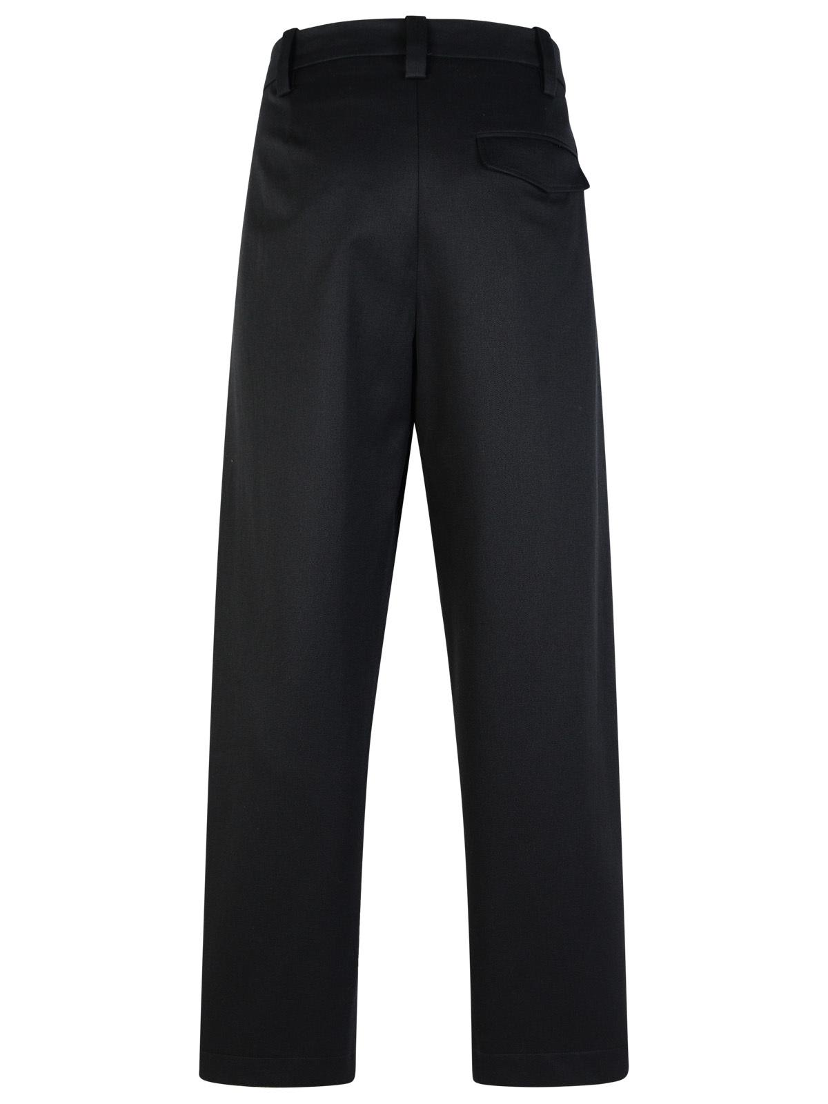 Shop Apc Renato Black Virgin Wool Blend Pants