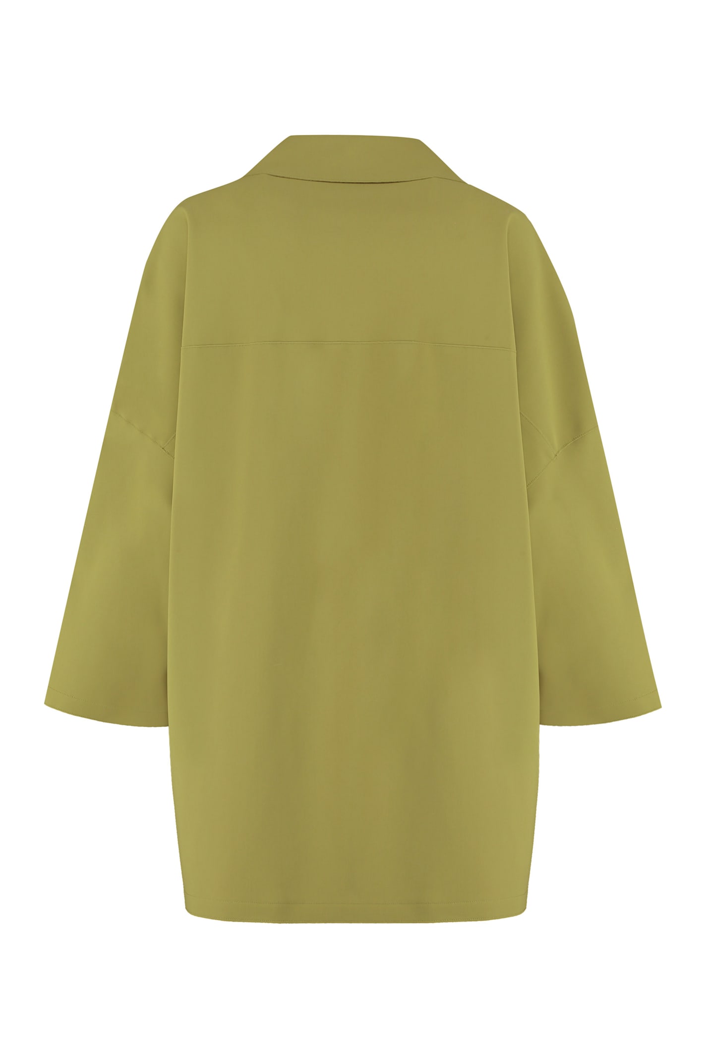 Herno Techno Fabric Jacket In Green
