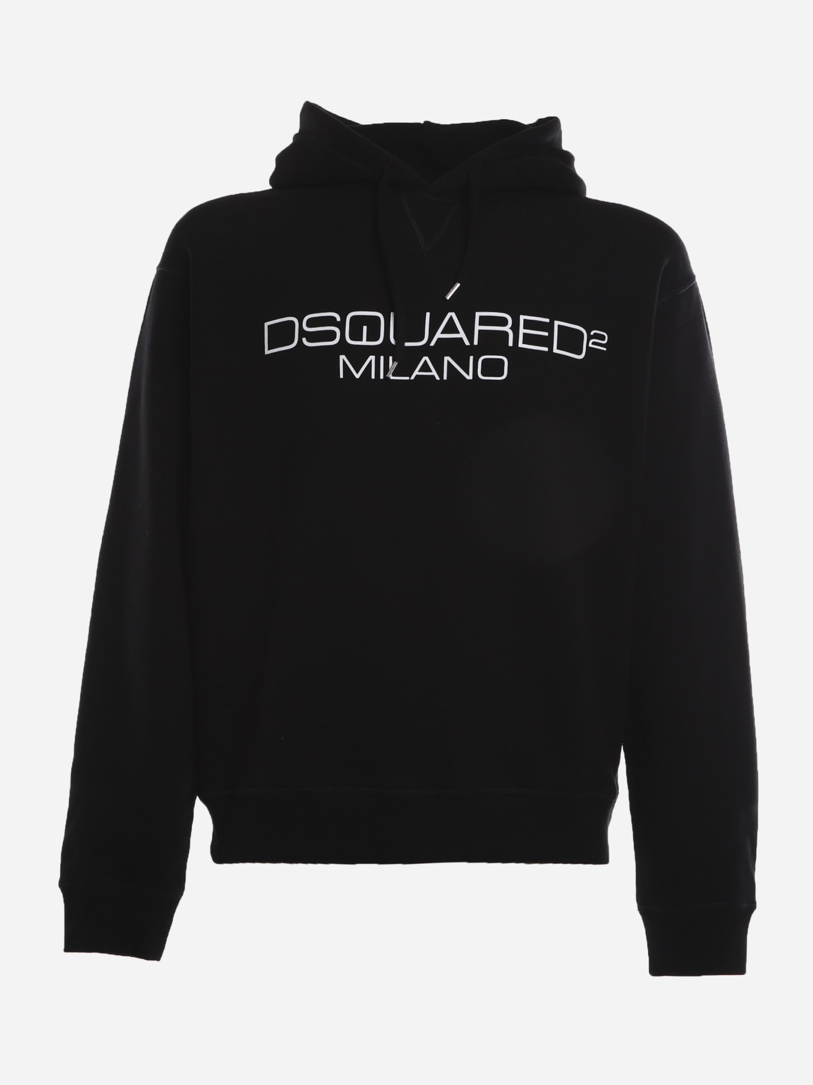 Dsquared2 Cotton Sweatshirt With Contrasting Logo Print