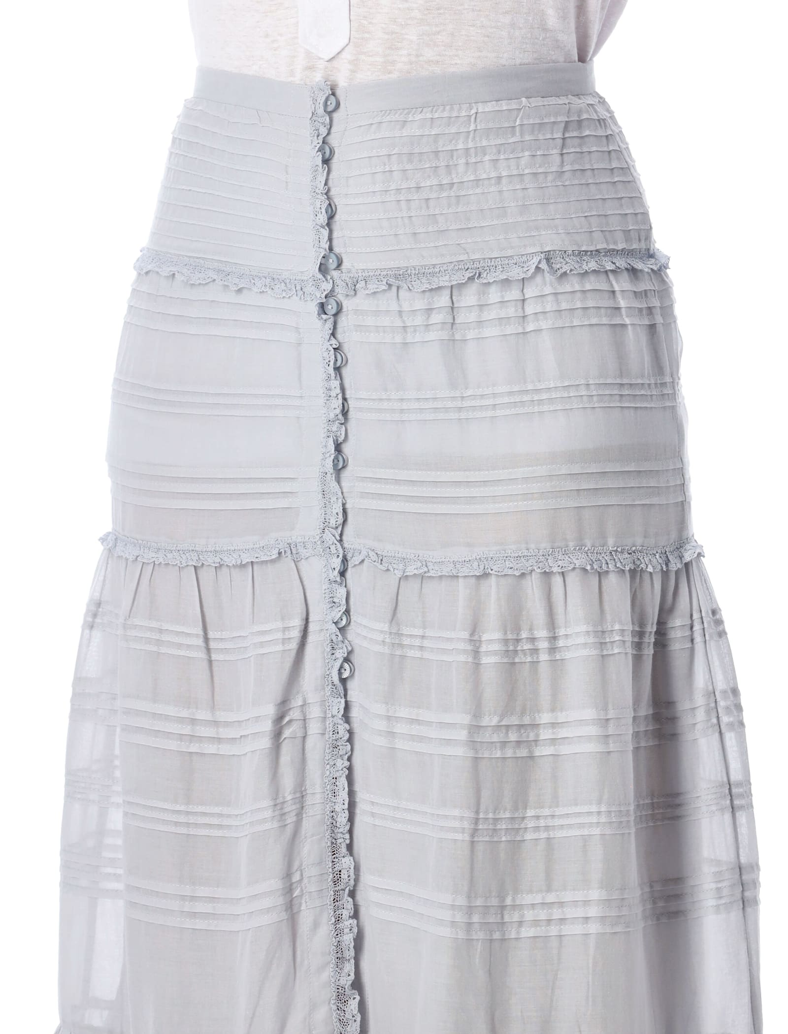 Isabel Marant Étoile Pauline Long Skirt In Blue