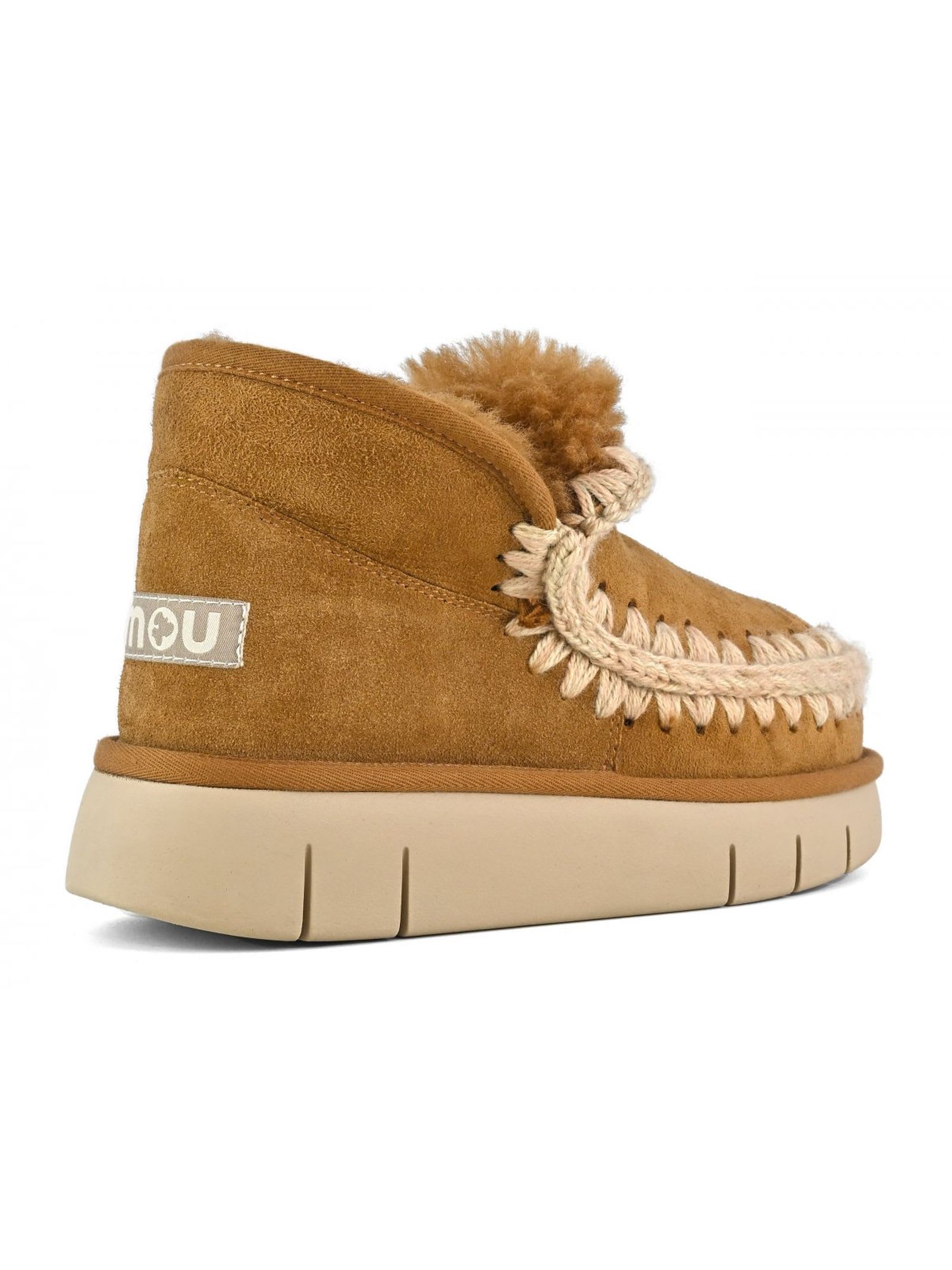 Mou Eskimo Bounce Sneaker Boots In Blue