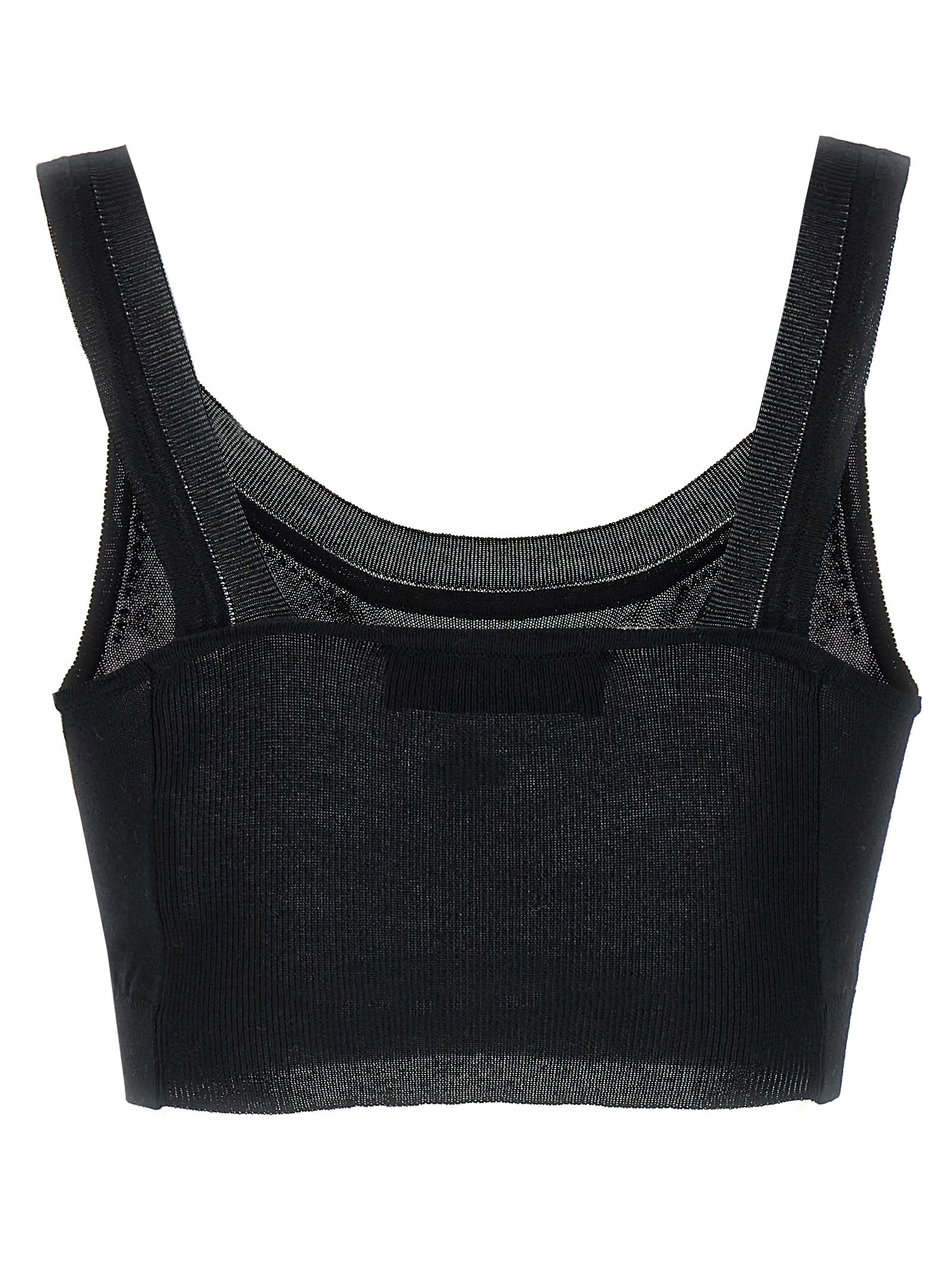 Vivienne Westwood Cropped Sleeveless Ribbed Top