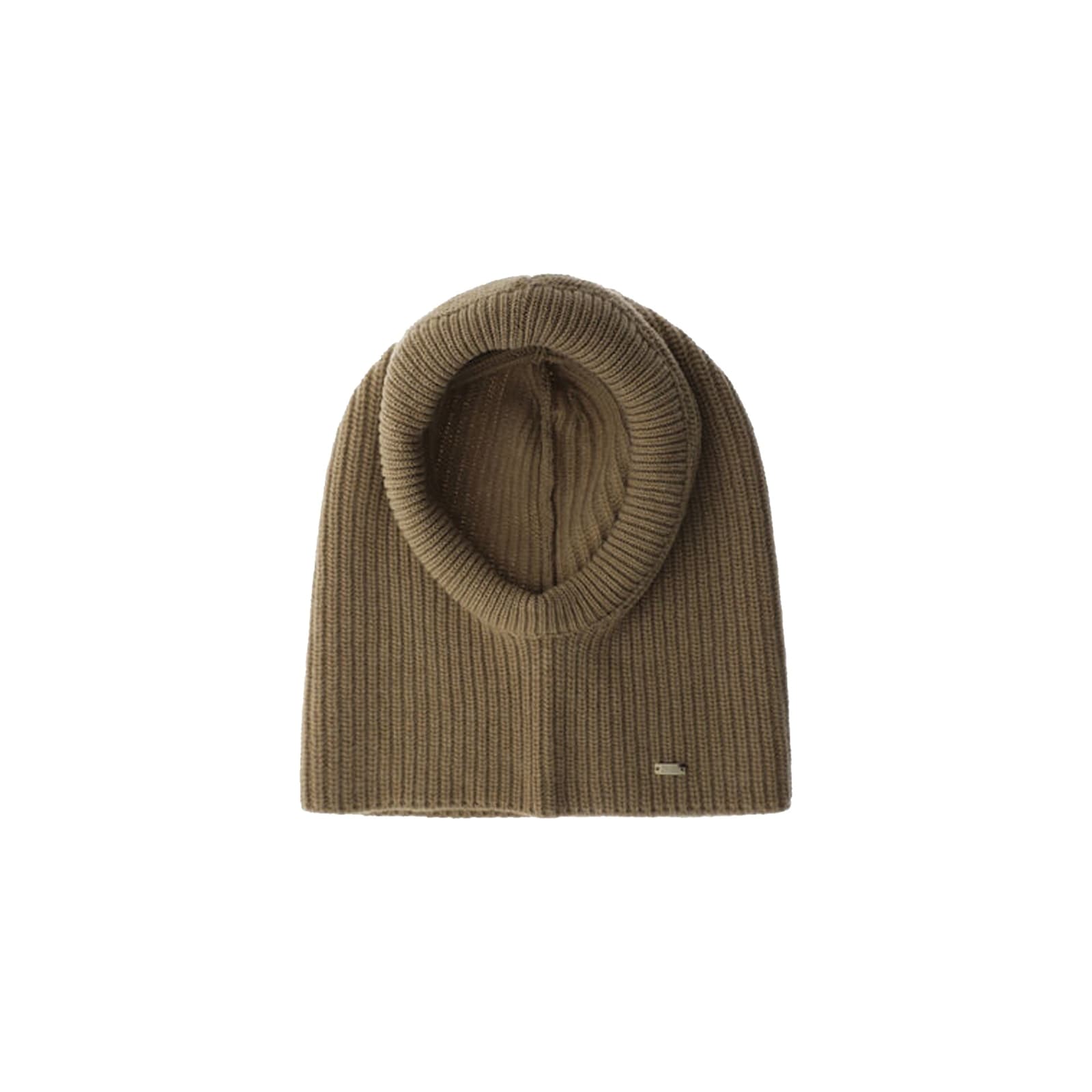 Herno Wool Balaclava Hat Women In Brown