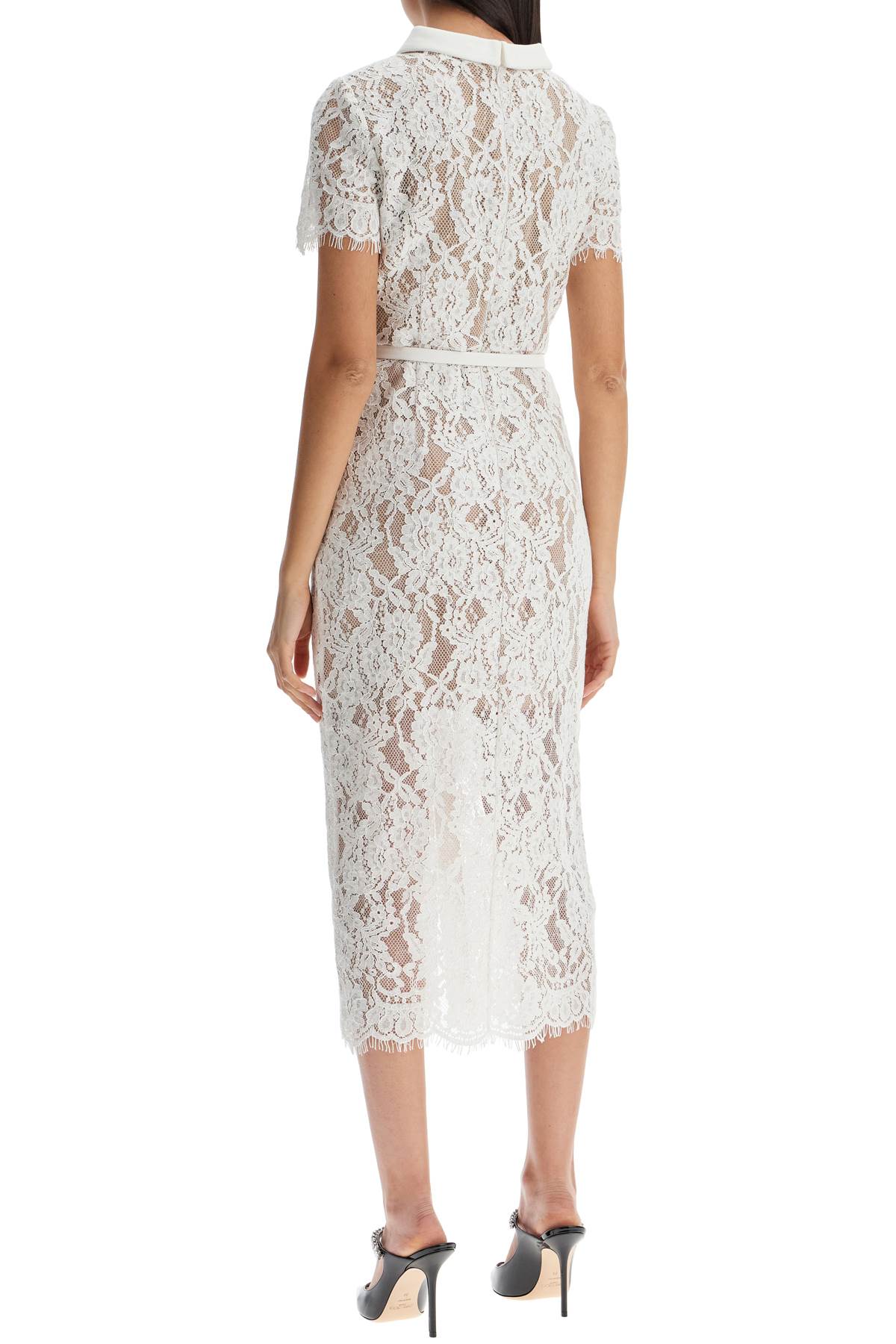 SELF-PORTRAIT LACE DRESS WITH BELT