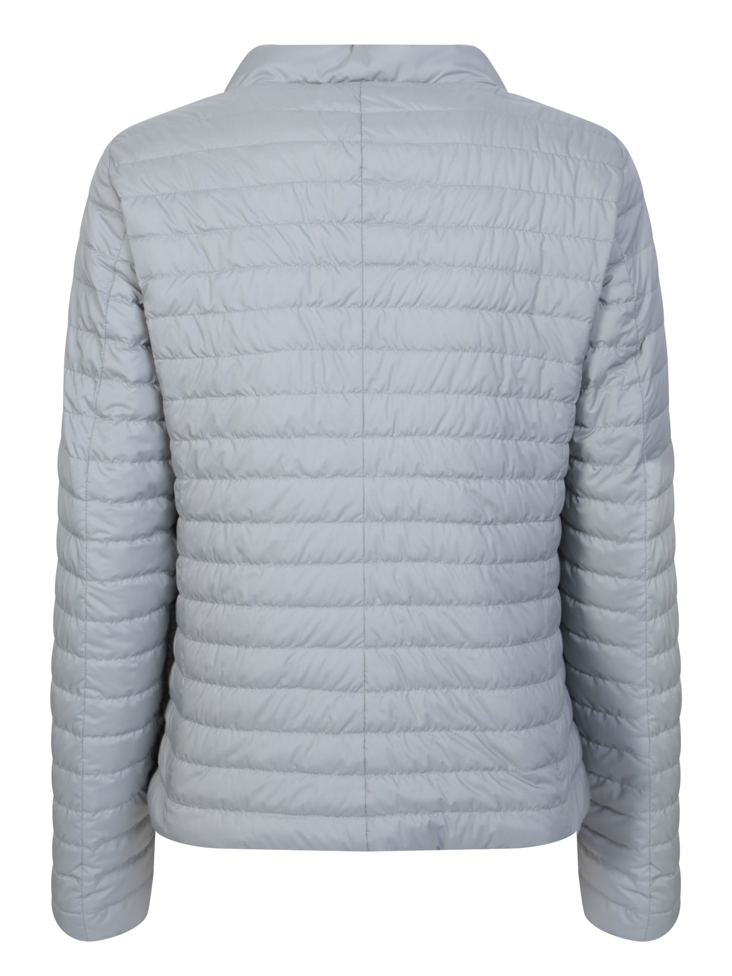 Shop Herno Grey Padded Jacket
