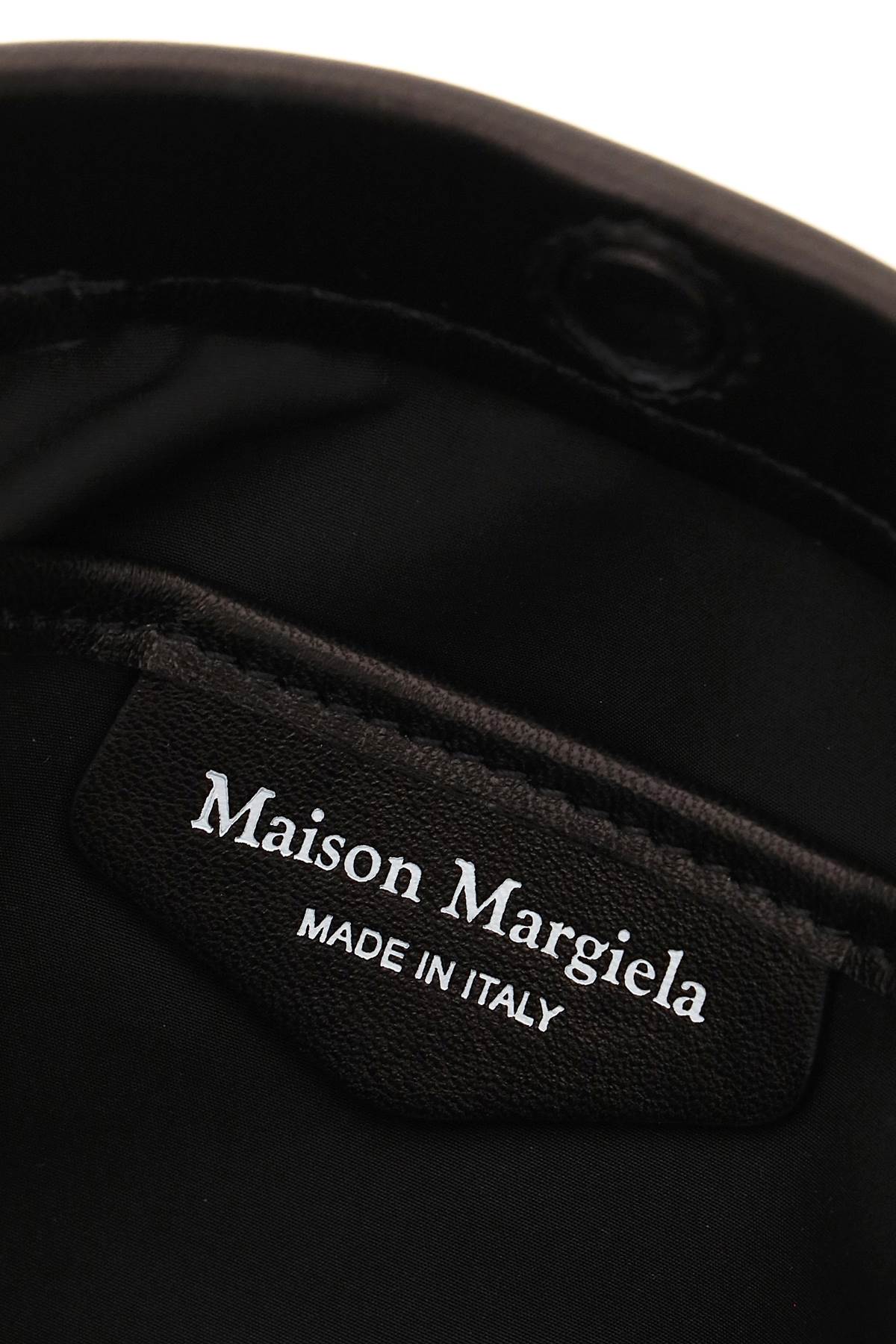Shop Maison Margiela Glam Slam Red Carpet Mini Bag In Black (black)