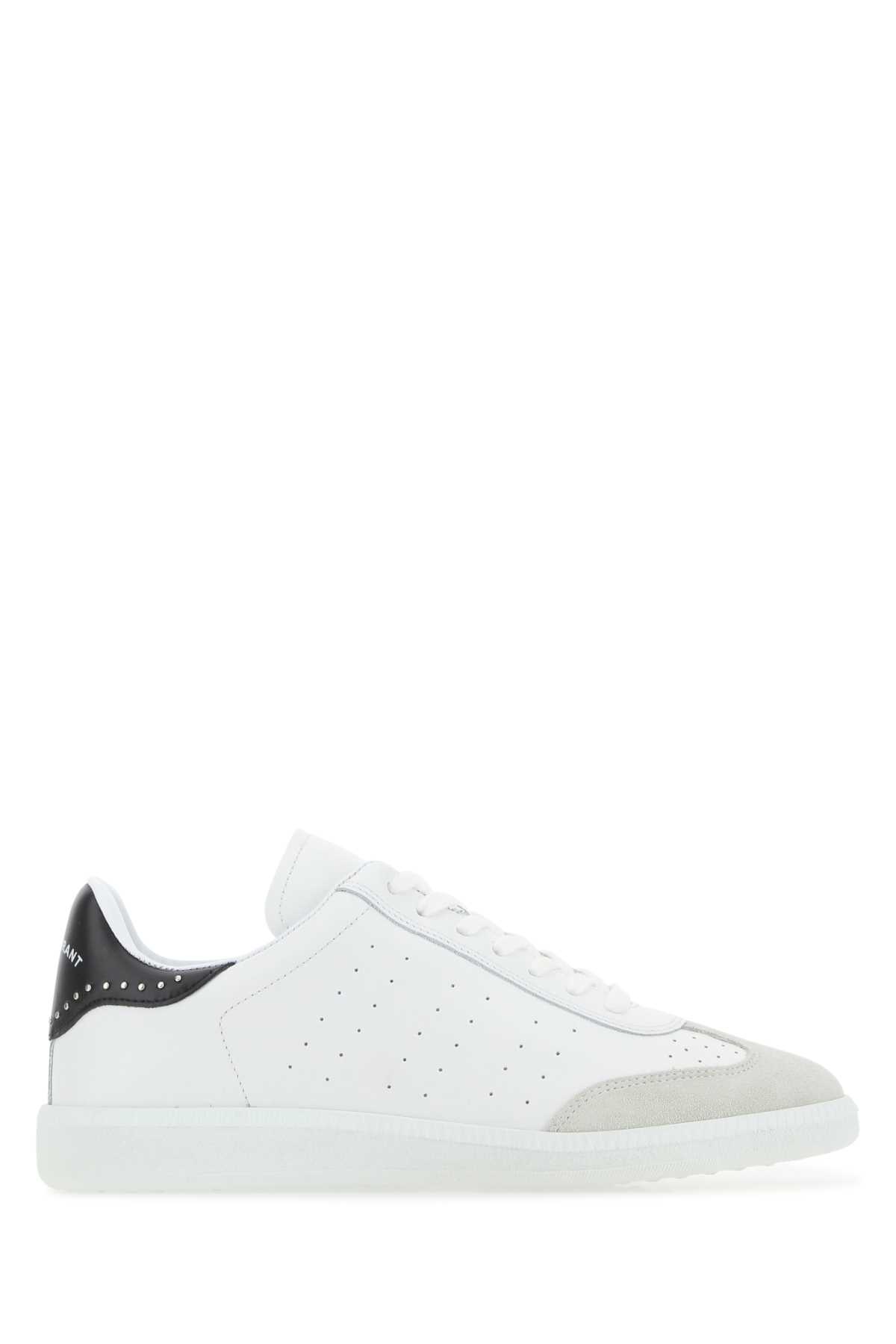 Shop Isabel Marant Multicolor Leather Bryce Sneakers In 01bk