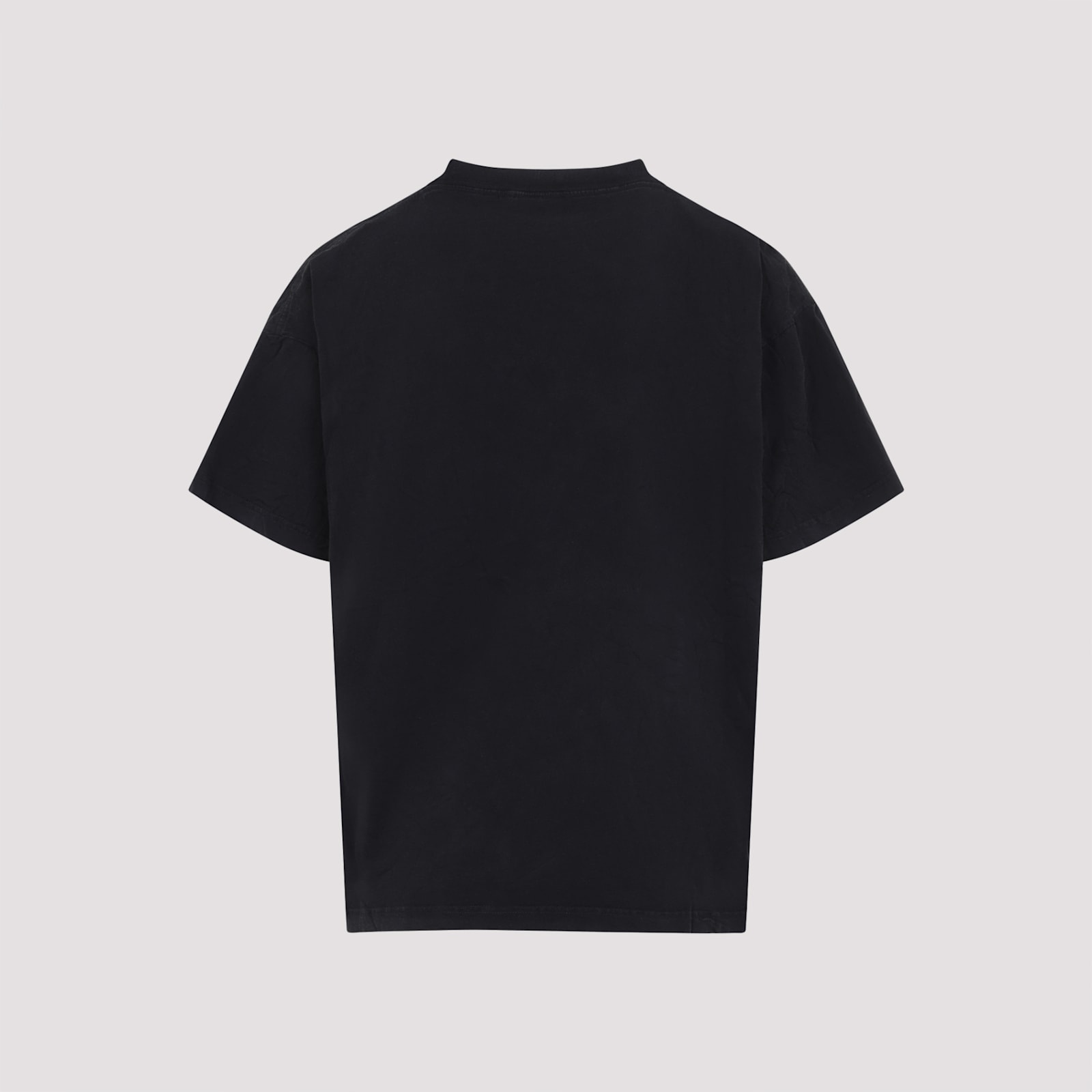 Shop Balenciaga Boxy T-shirt In Faded Washed Black
