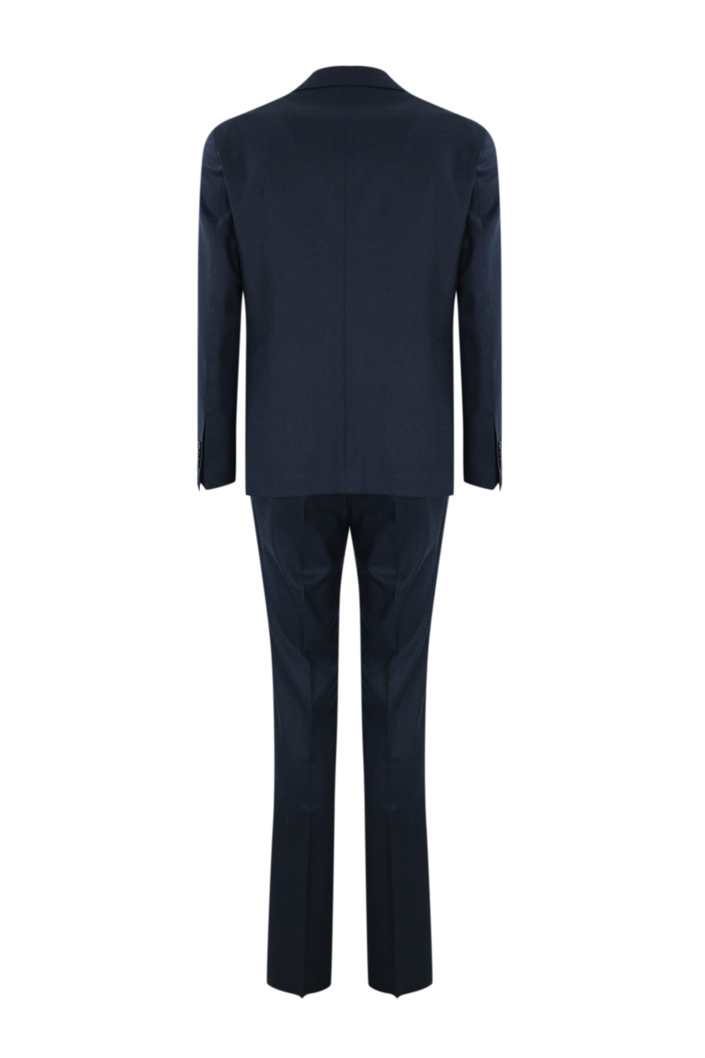 Shop Tagliatore Single-breasted Blue Wool Suit