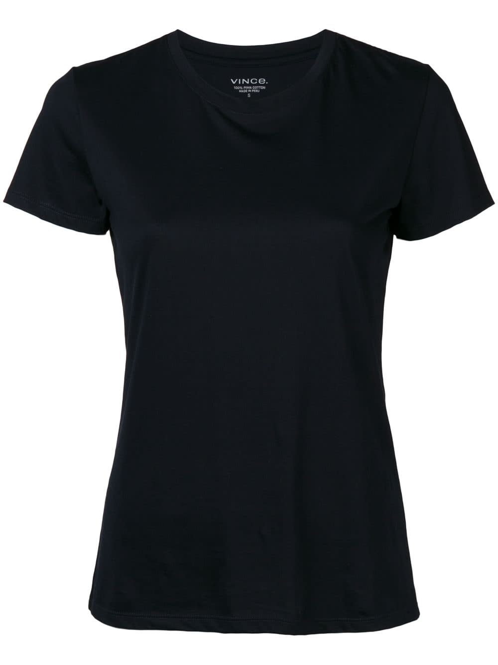 Shop Vince T Shirt Girocollo In Black