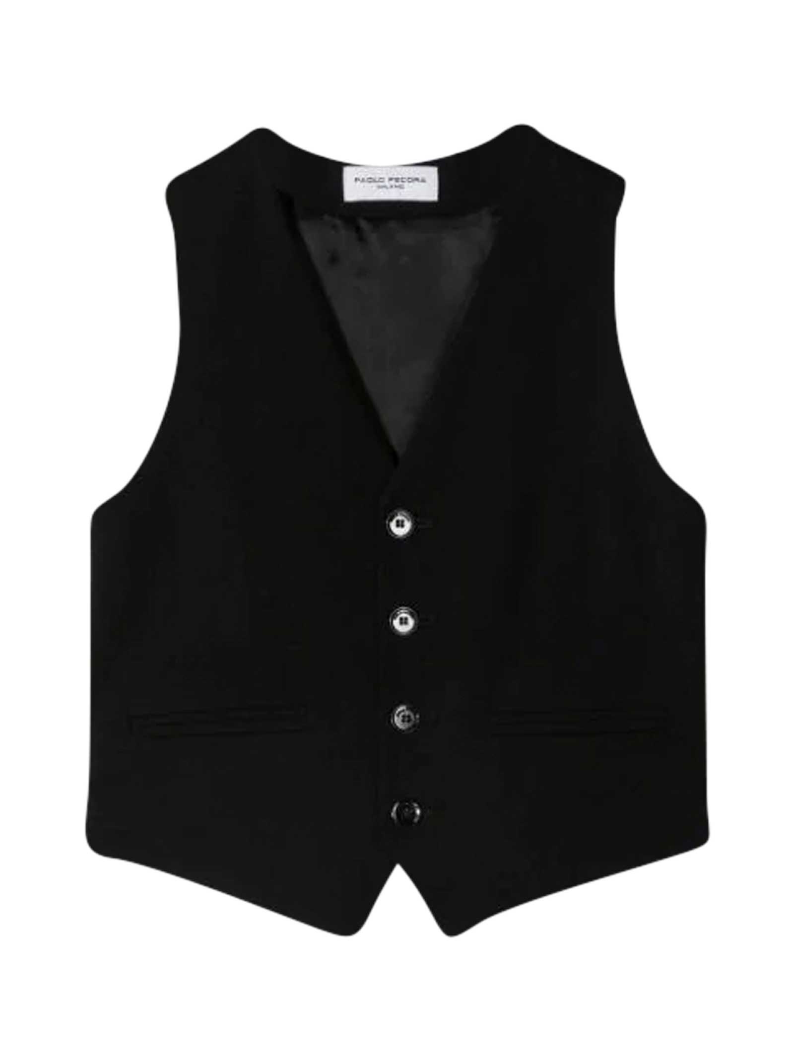Paolo Pecora Single-breasted Vest With V-neck