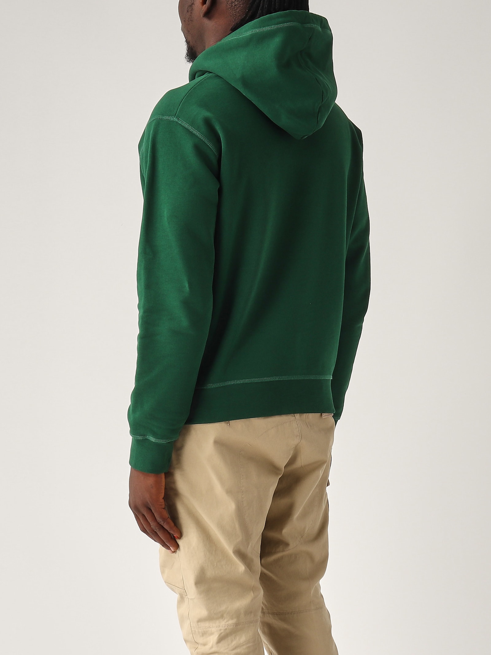 Dsquared2 Cool Fit Hoodie Sweatshirt In Green Red Print