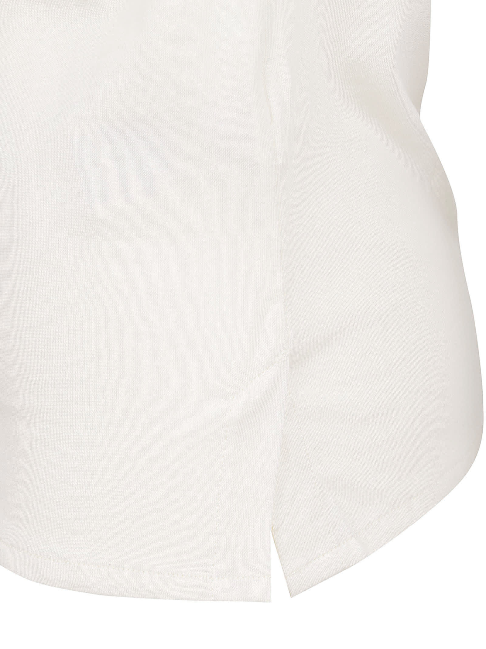 Majestic Merrow Soft Touch Boatneck Top In Panna