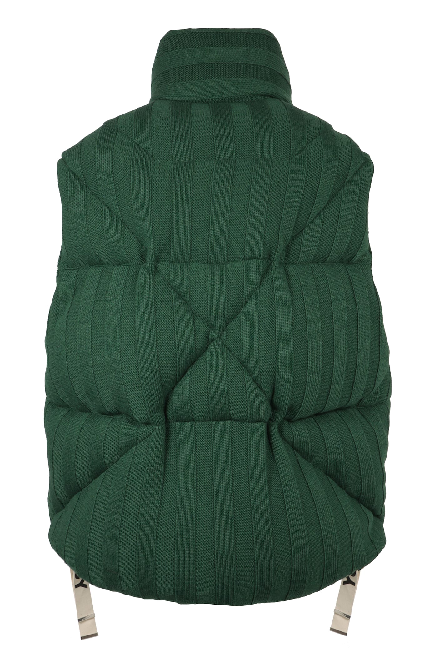 Khrisjoy Men's Puff Knitted Padded Bodywarmer In Green