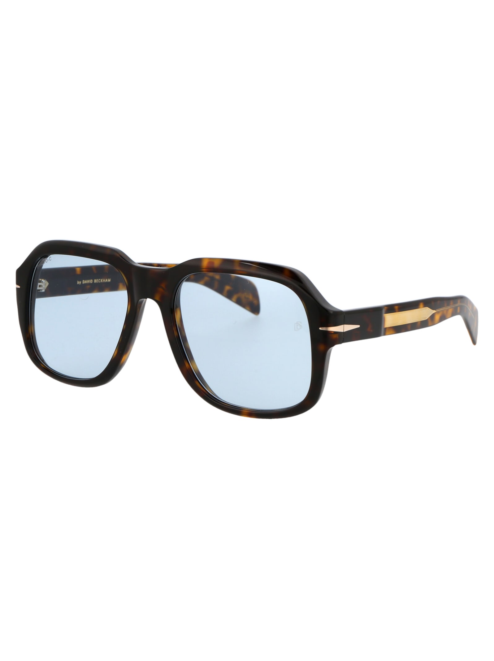 Shop Db Eyewear By David Beckham Db 7090/s Sunglasses In 2ik/qz Havana Gold