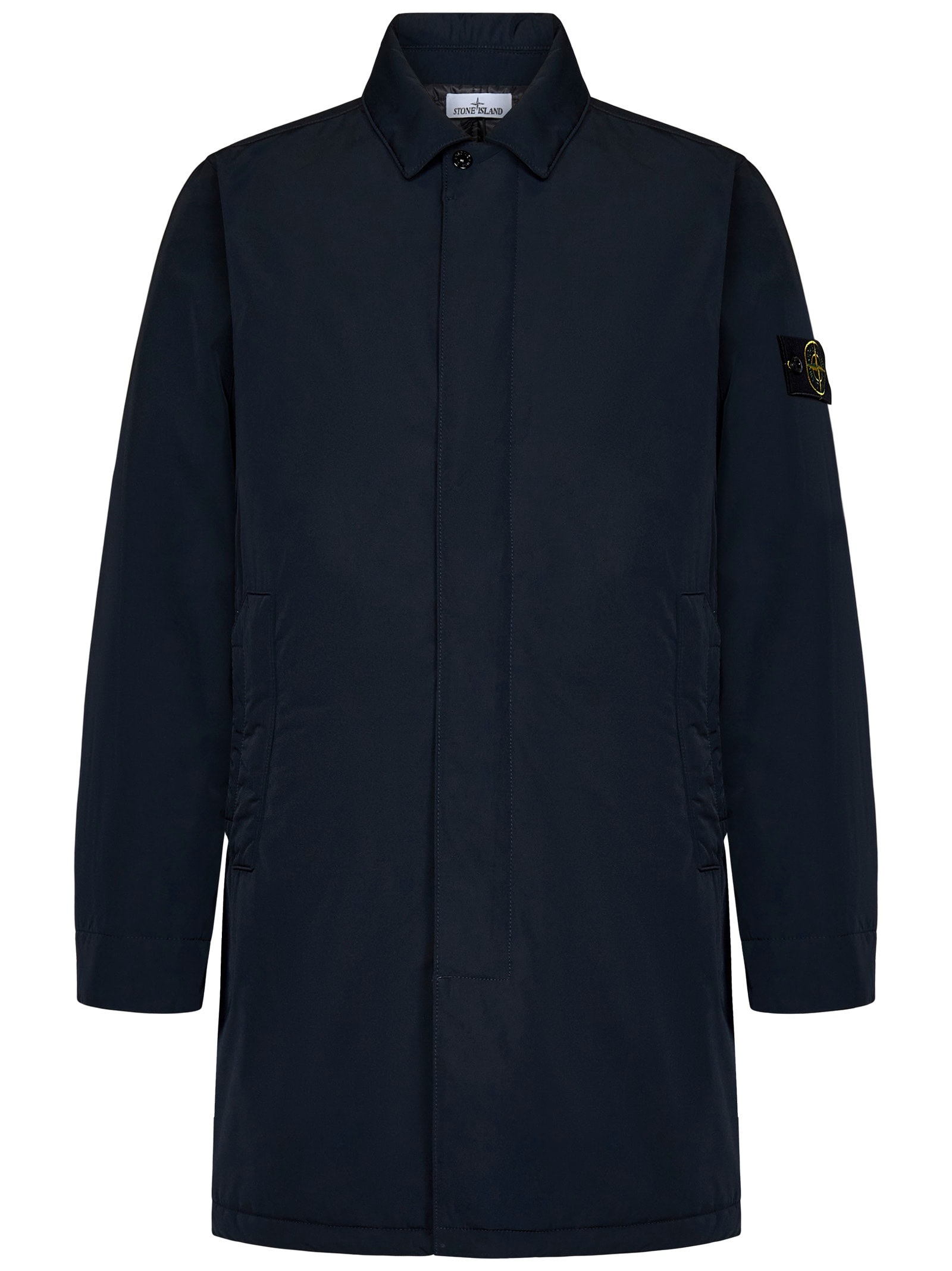 Shop Stone Island Jacket In Blue