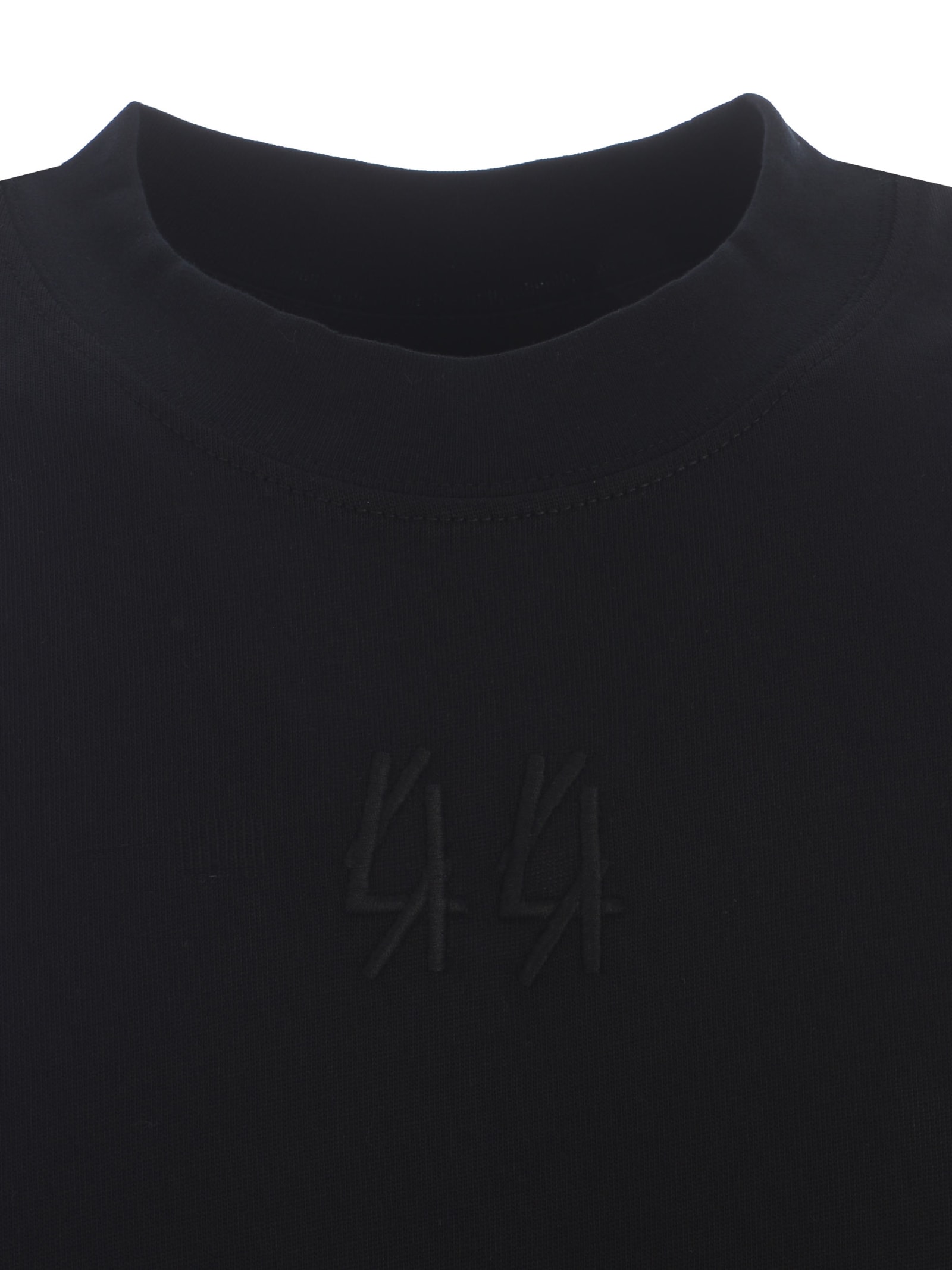 Shop 44 Label Group T-shirt 44label Group Made Of Cotton In Nero