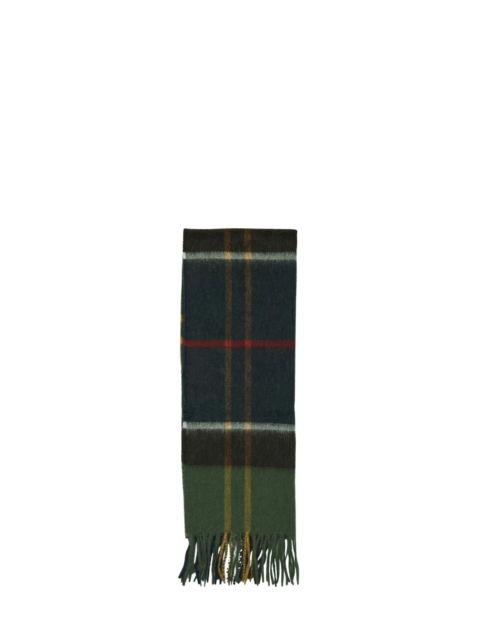 Barbour Carrbridge Tartan Scarf In Green