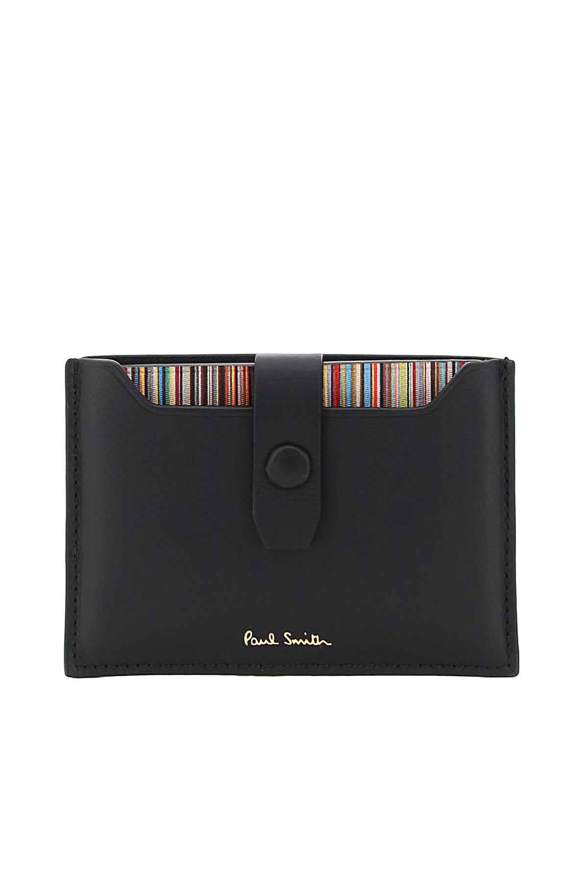 Paul Smith Extractable Card Holder In Black