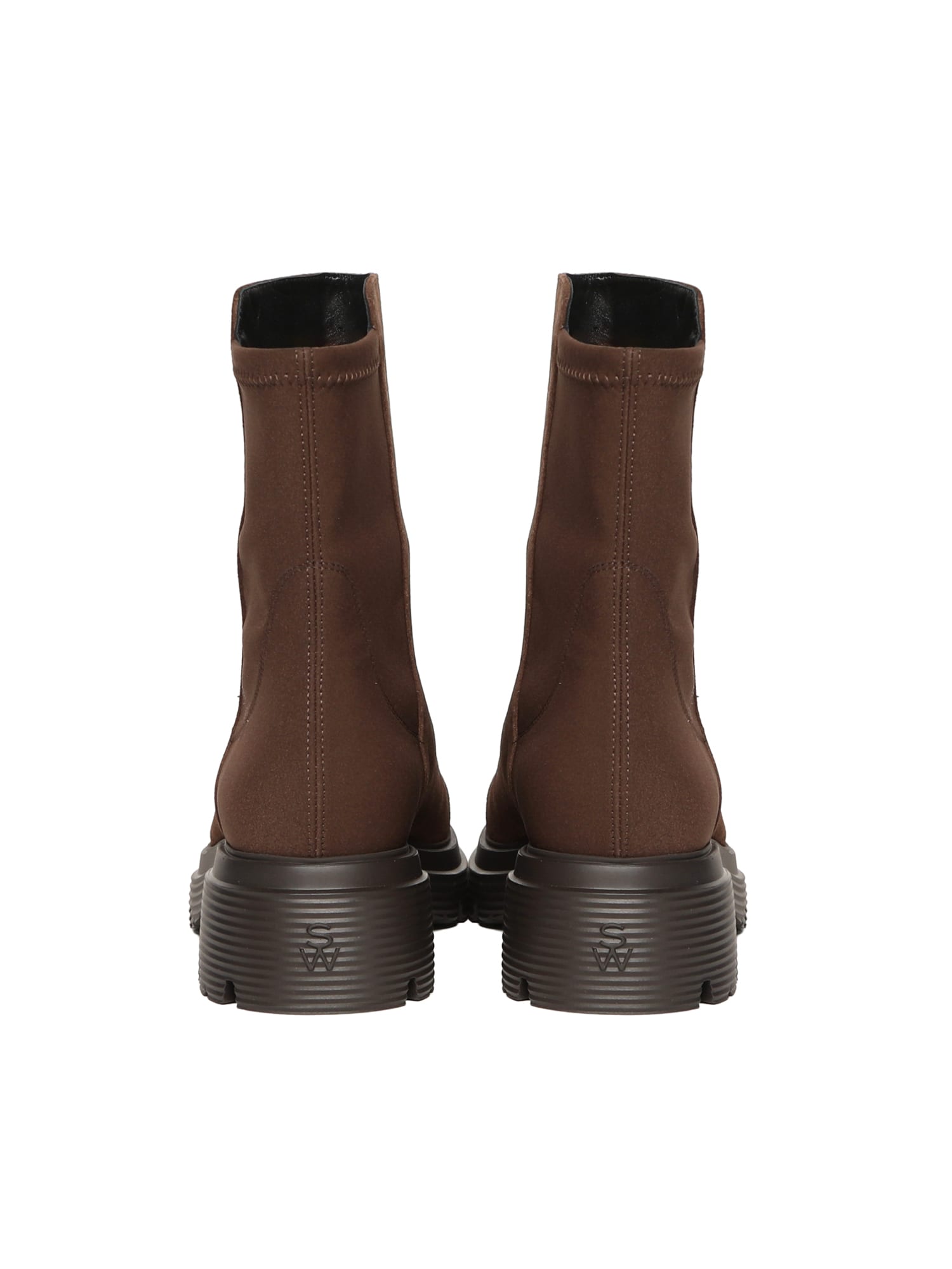 Stuart Weitzman 5050 Hudson Lite Bootie Ankle Boots In Brown