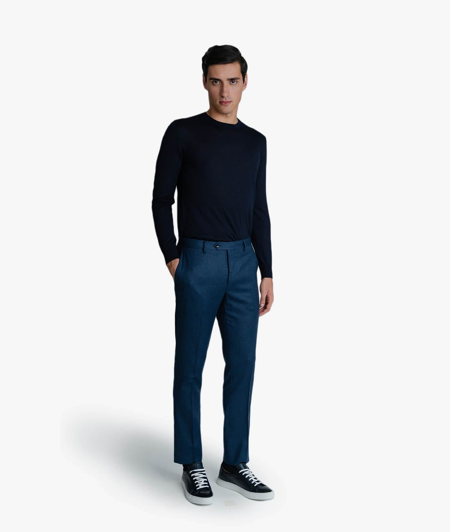 Larusmiani Trousers Palace Pants In Blue