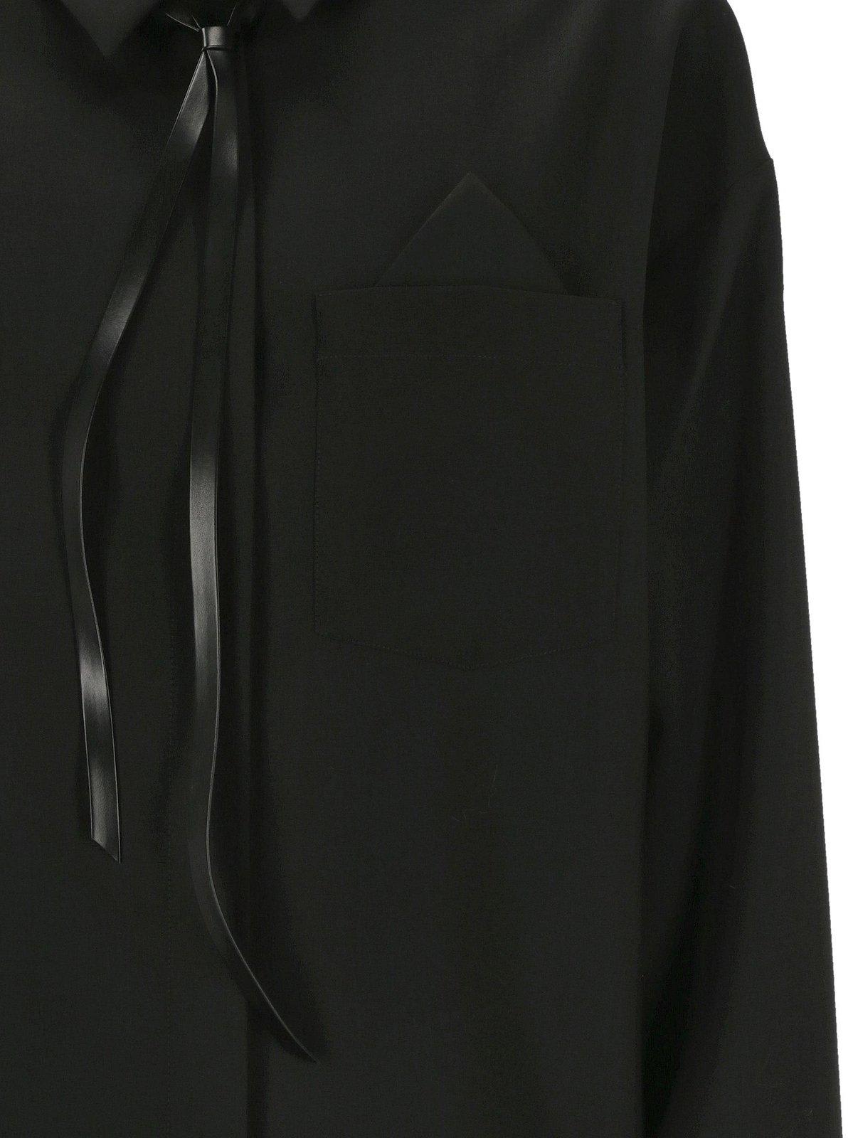 Shop Sportmax Mappa Oversized Shirt In Nero