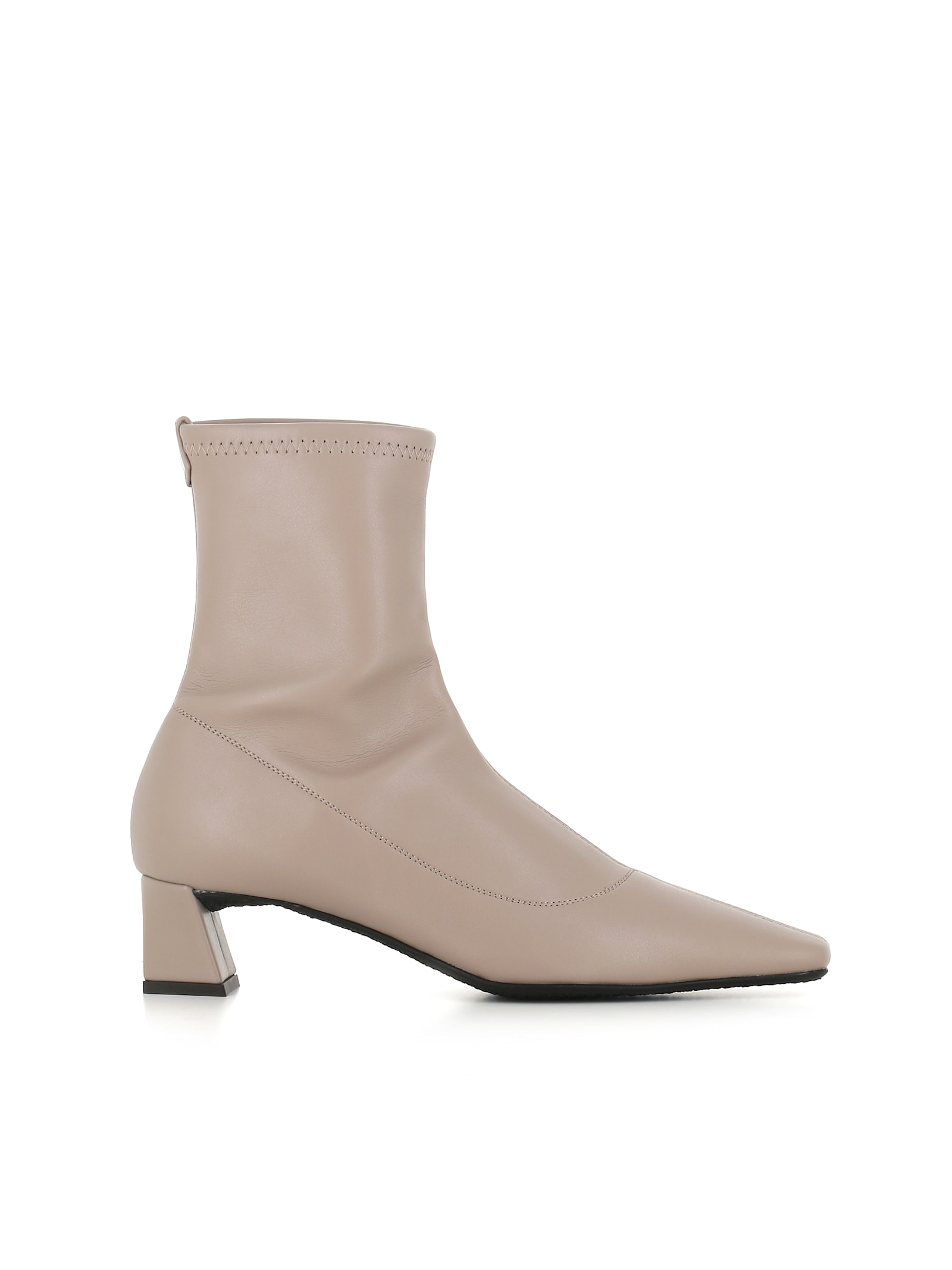 Giuseppe Zanotti Square-toe Block-heel Boots In Sand