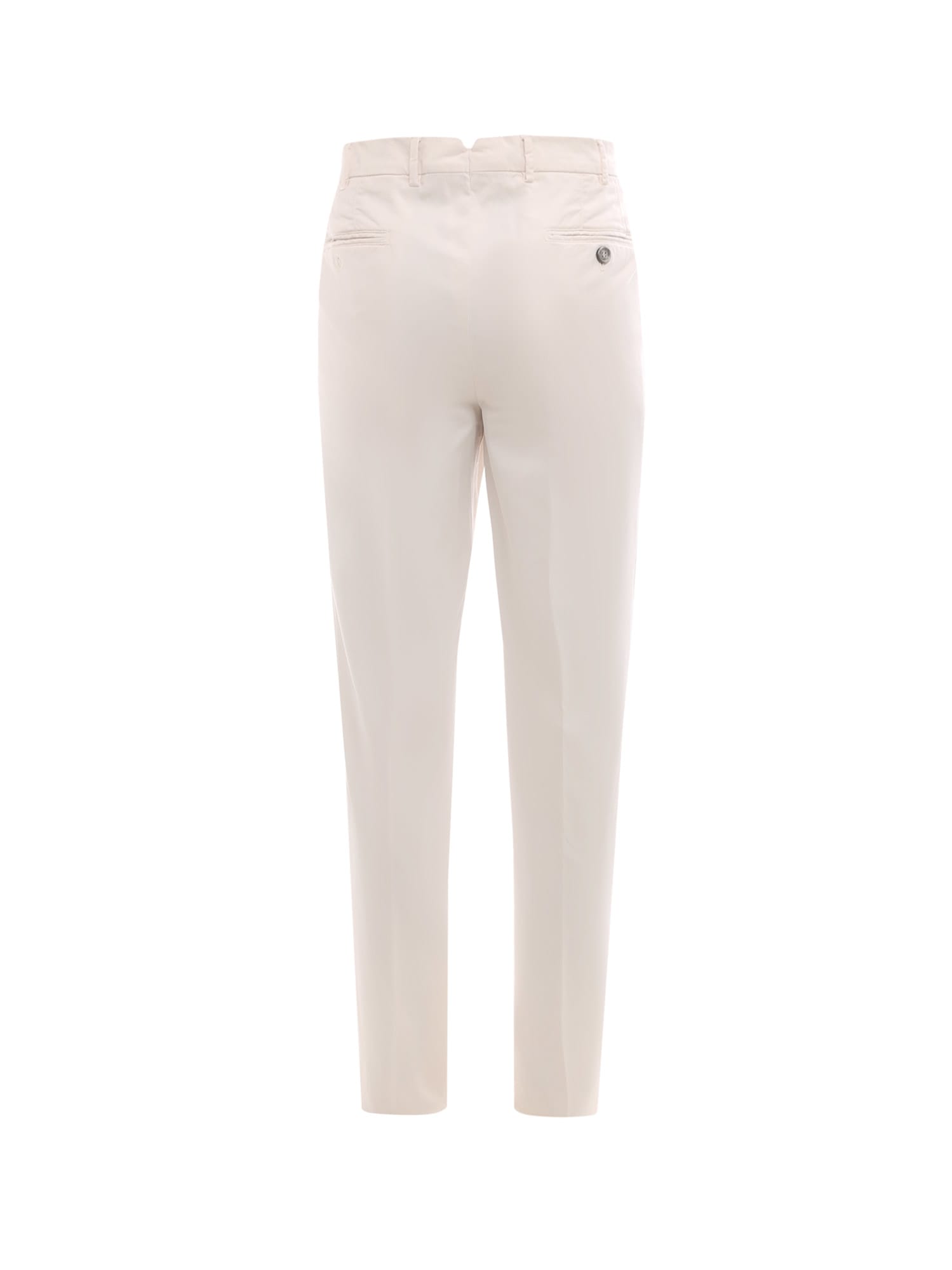 Shop Brunello Cucinelli Trouser In Beige