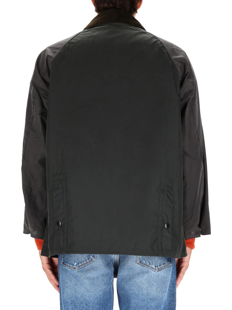 Barbour Patchwork Bedale Waxed Jacket In Multi
