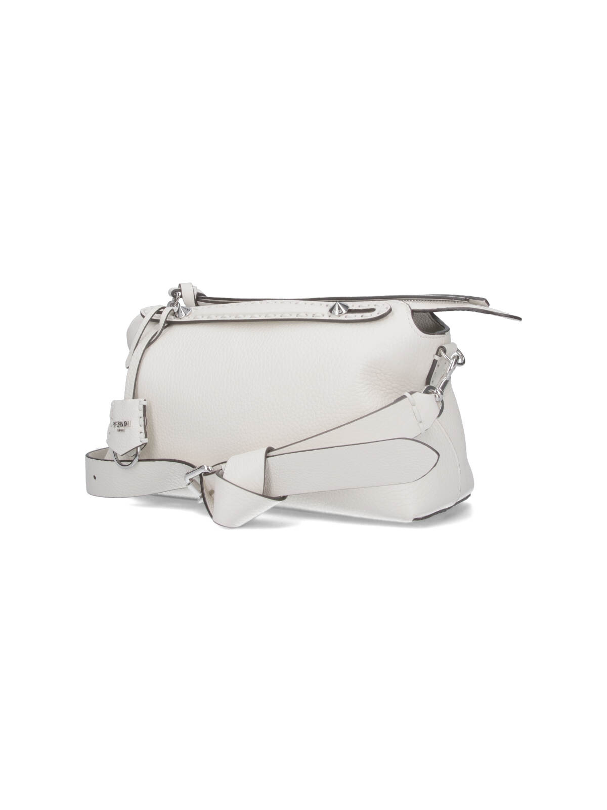 Fendi Medium Shoulder Bag By The Way Selleria In White