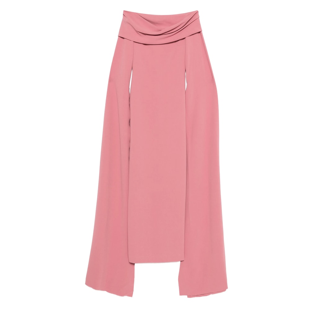 Solace London Nuri Midi Dress In Pink