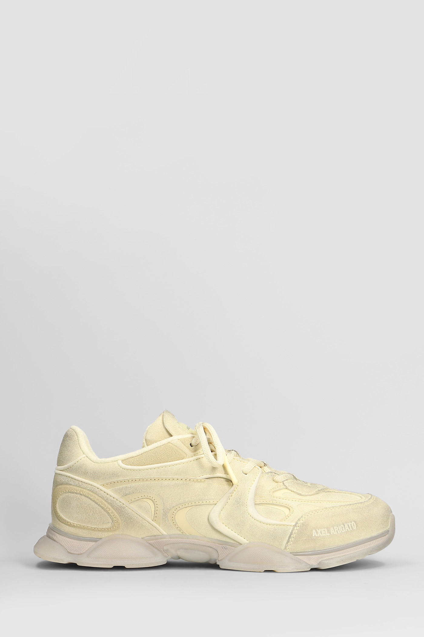 Eris Sneakers In Yellow Suede