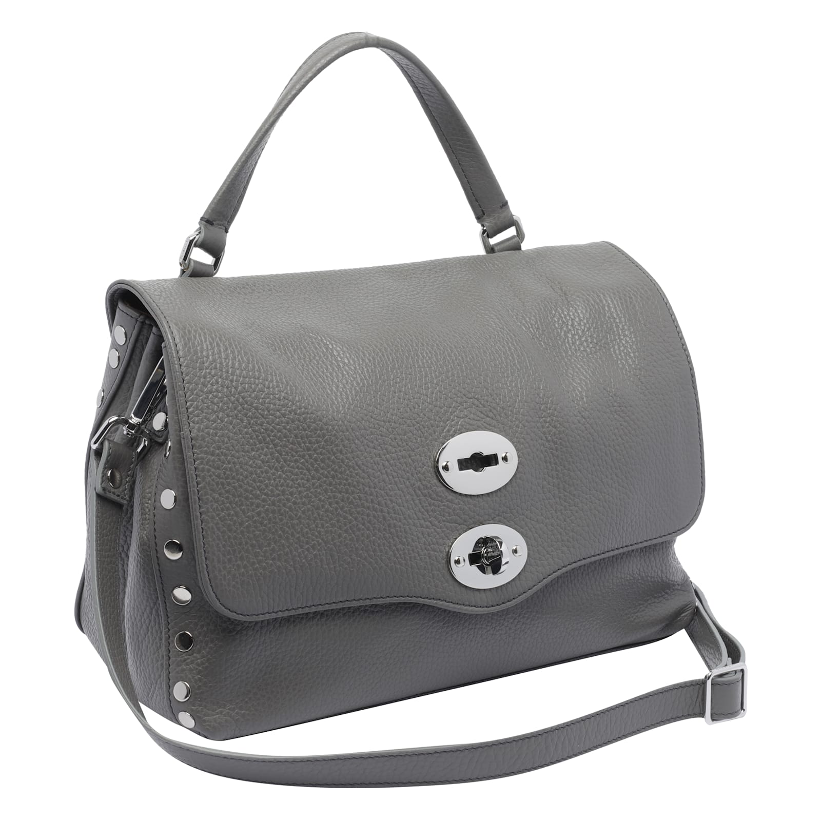 Zanellato Daily Postina Handbag In Gray